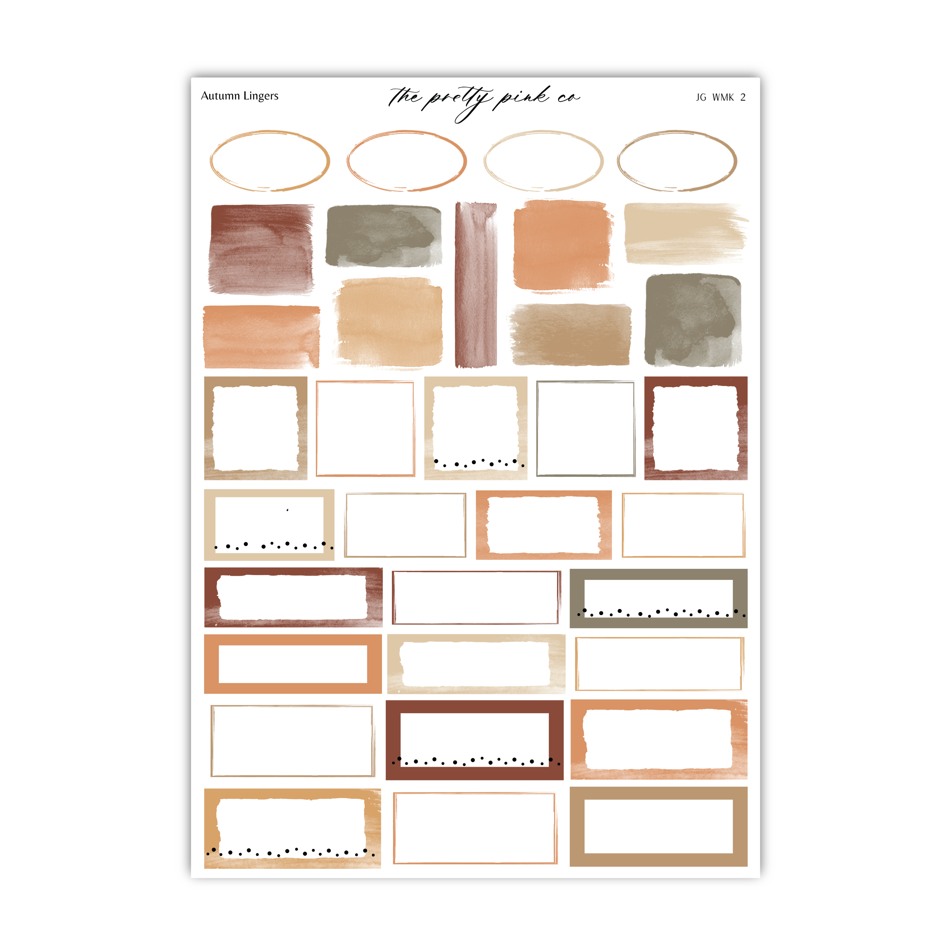 Autumn Lingers | Foiled Weekly Kit