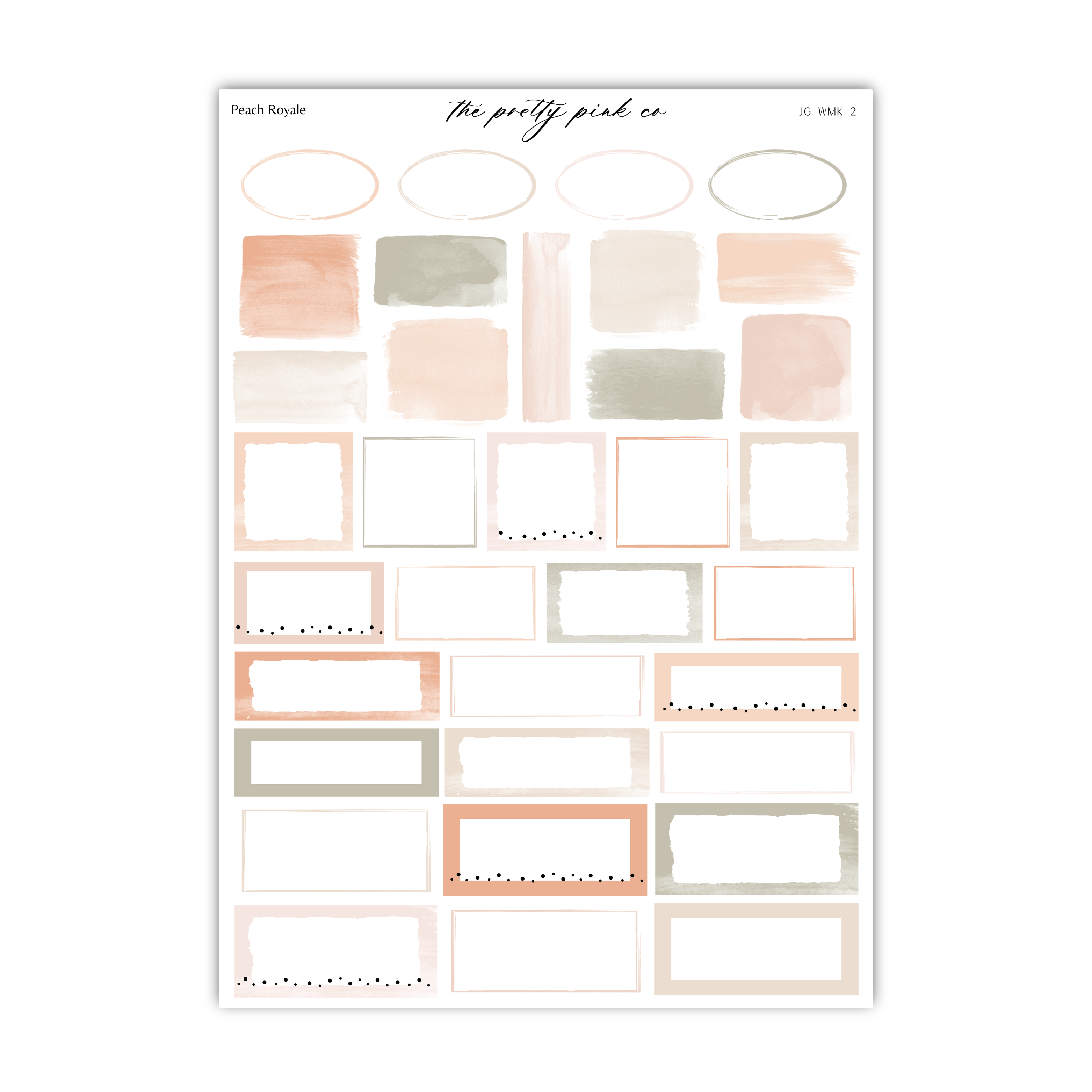 Peach Royale | Foiled Weekly Kit