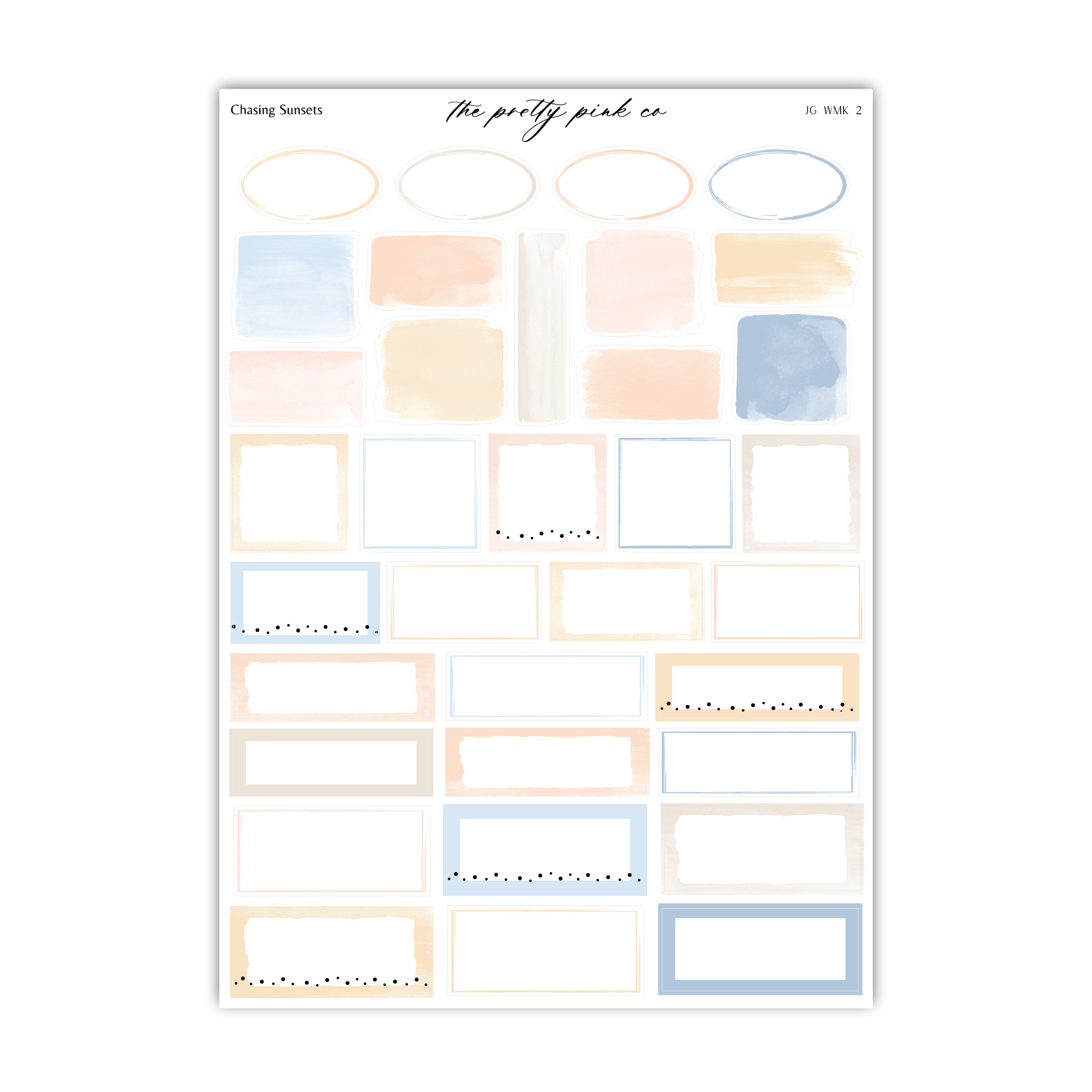 Chasing Sunsets | Foiled Weekly Kit