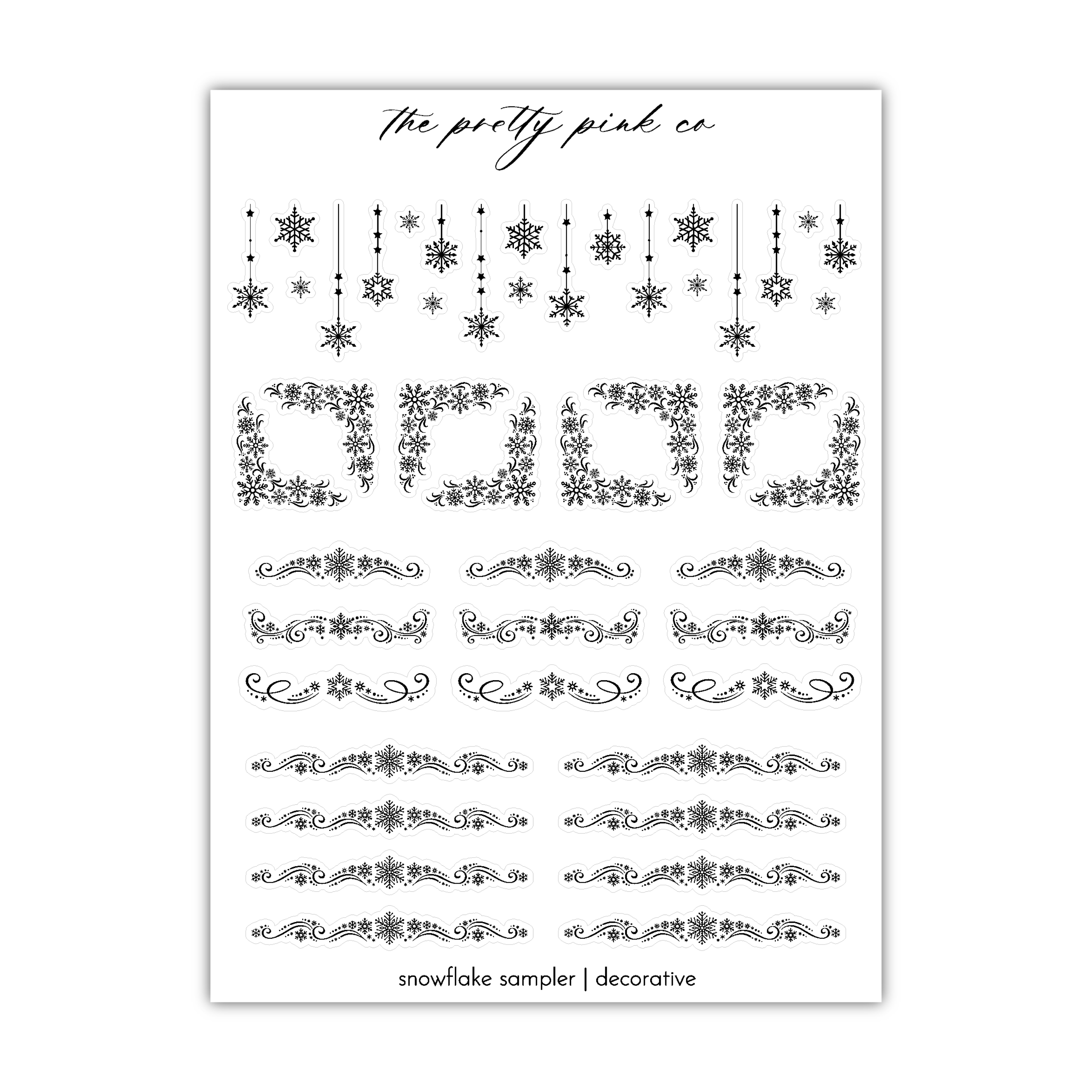 Snowflake Sampler | Decorative