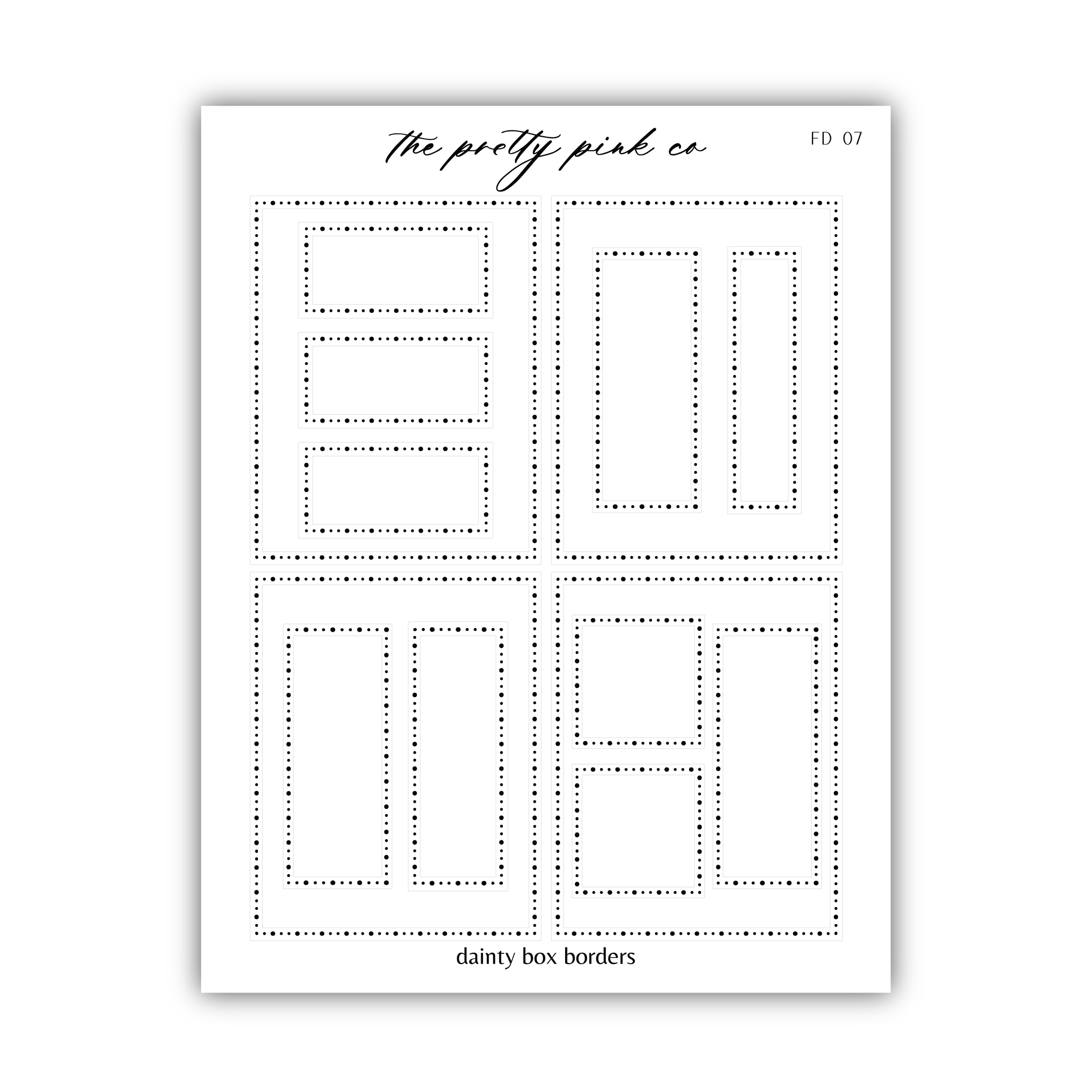 a printable page with dotted lines on it