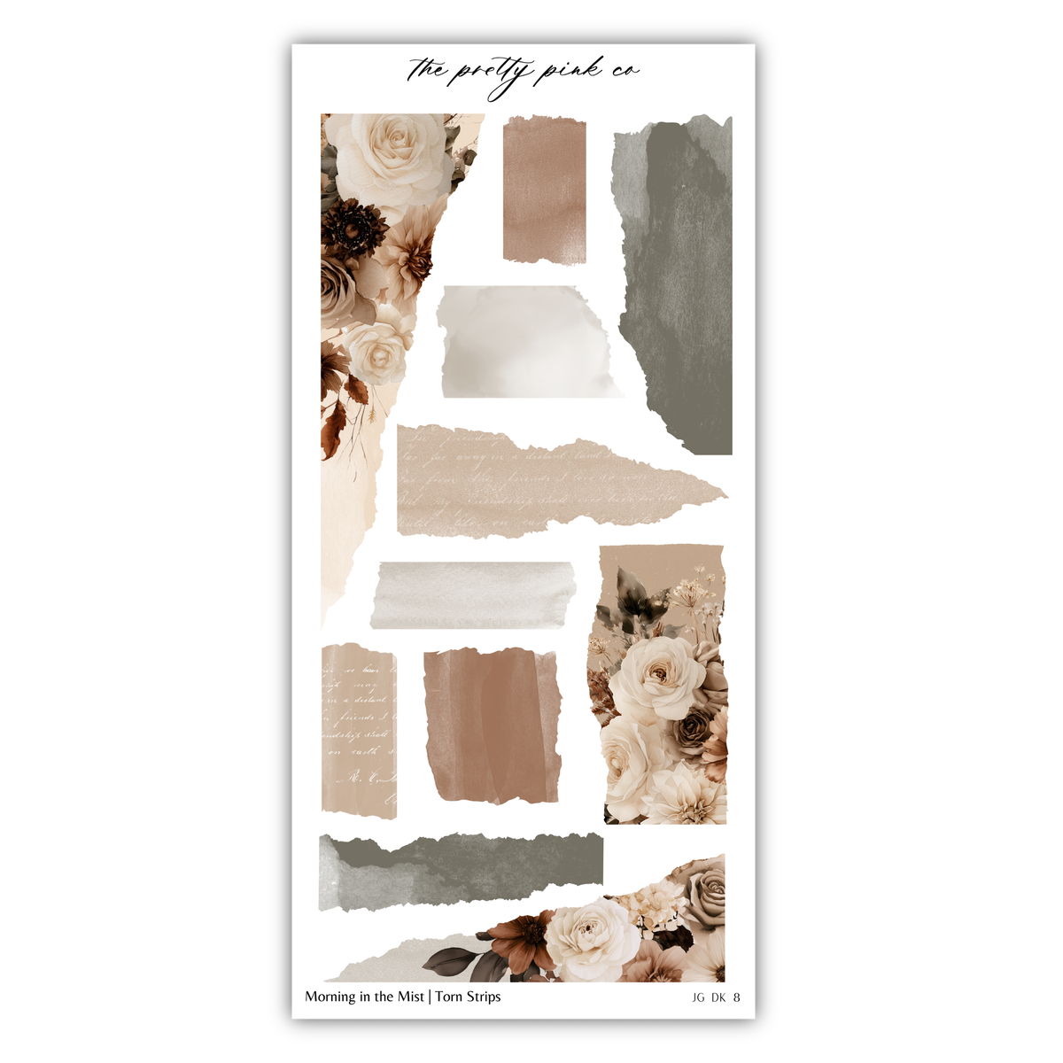 The image is a collage of various abstract shapes and textures, including floral and geometric elements, arranged in a visually appealing manner.