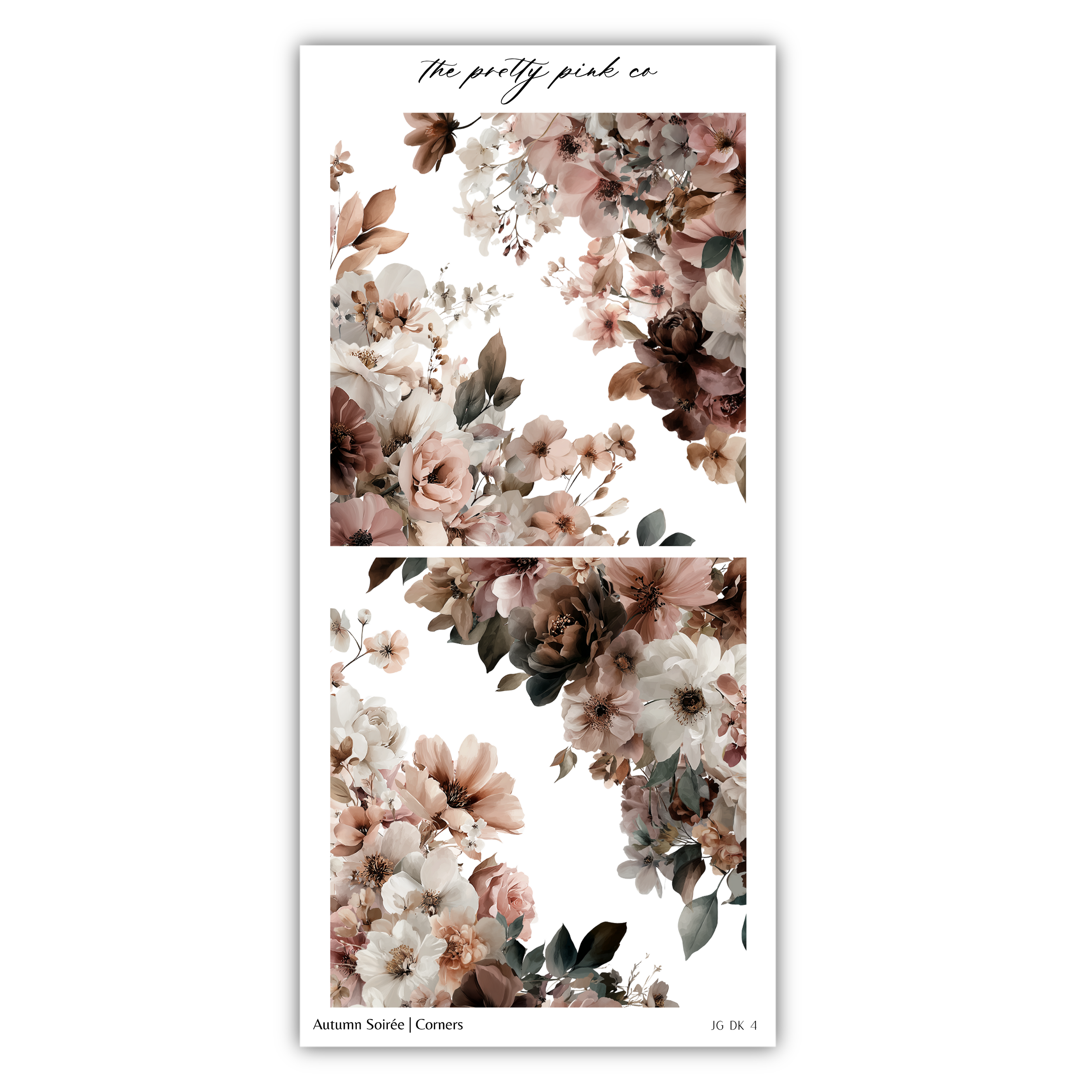 The image is a collage of two floral images, featuring a variety of flowers in shades of pink, white, and brown. The images are arranged side by side, creating a visually appealing and harmonious composition.