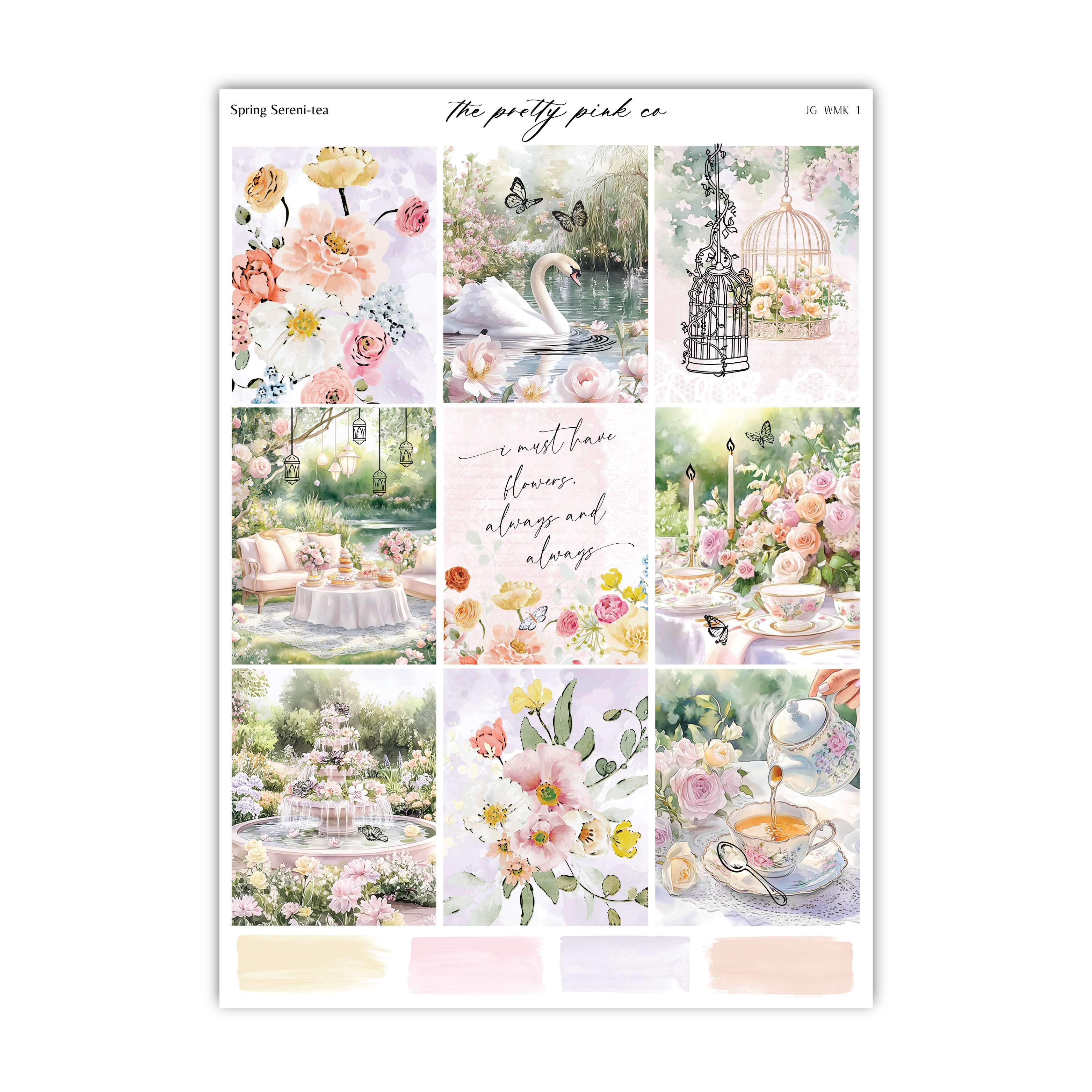 Spring Sereni-tea | Foiled Weekly Kit