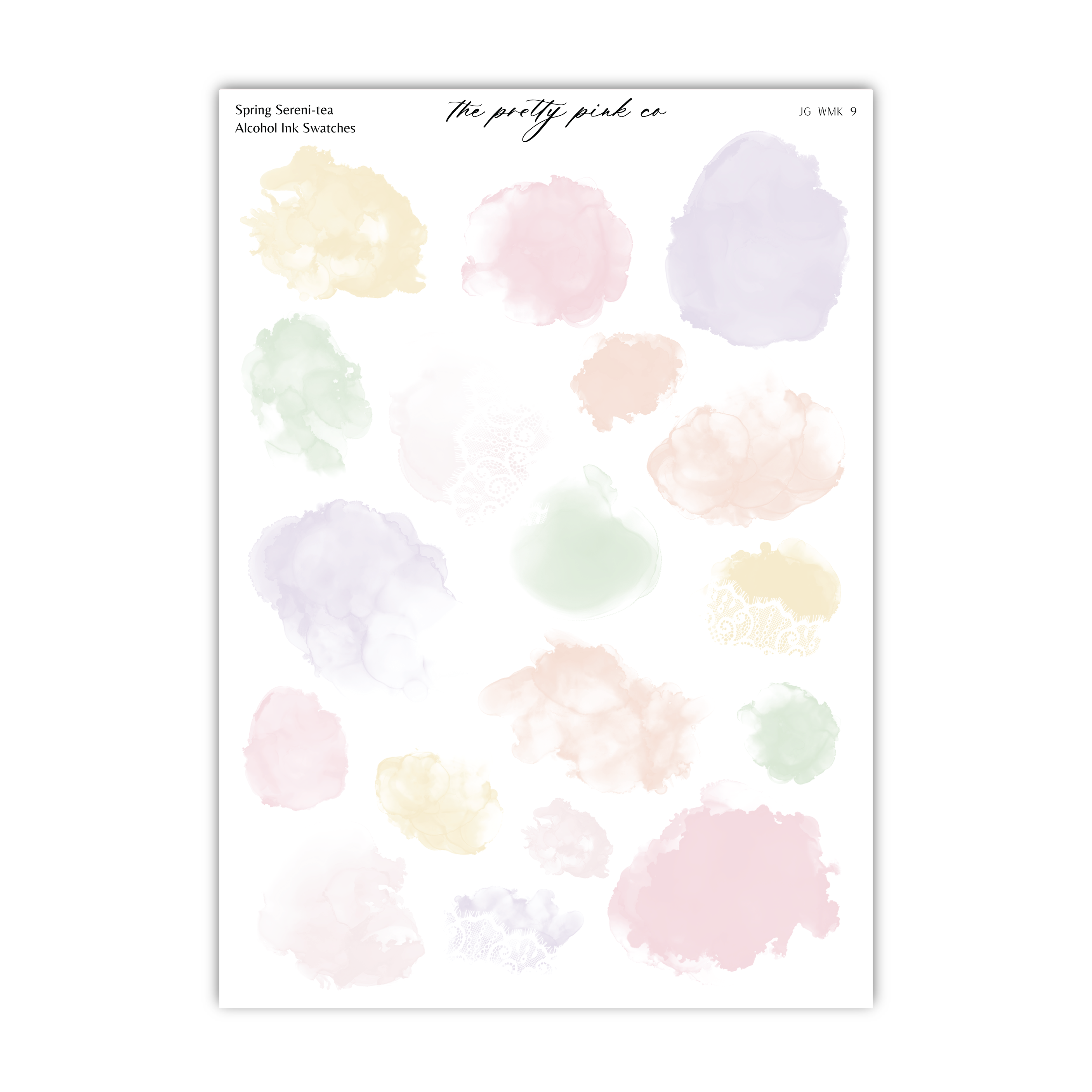 Spring Sereni-tea | Ink Swatches