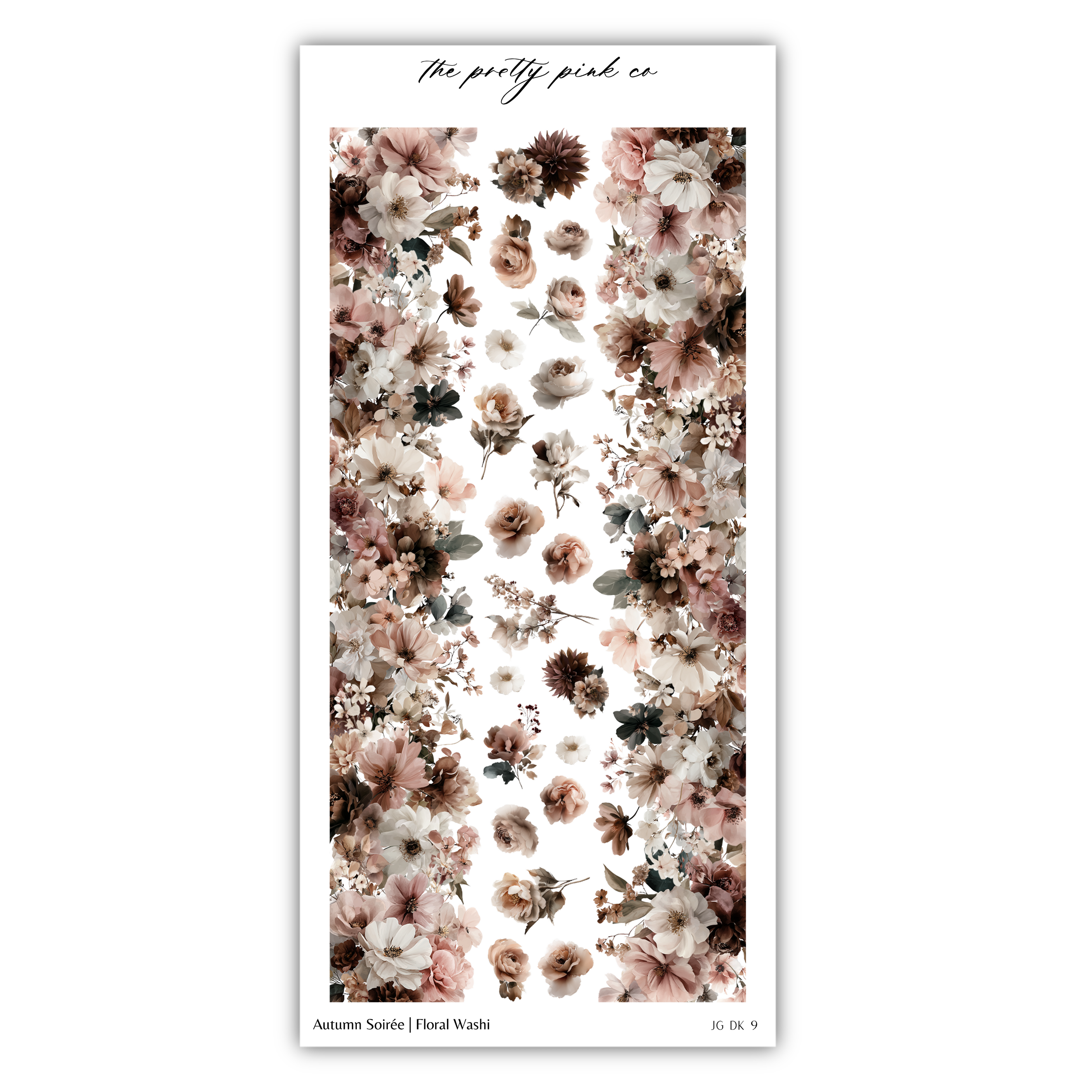 The image is a collage of various floral designs, including a variety of flowers in different colors and sizes. The collage is presented in a vertical orientation, with the flowers arranged in a repeating pattern. The image does not contain any text, and the focus is on the visual appeal of the floral designs.
