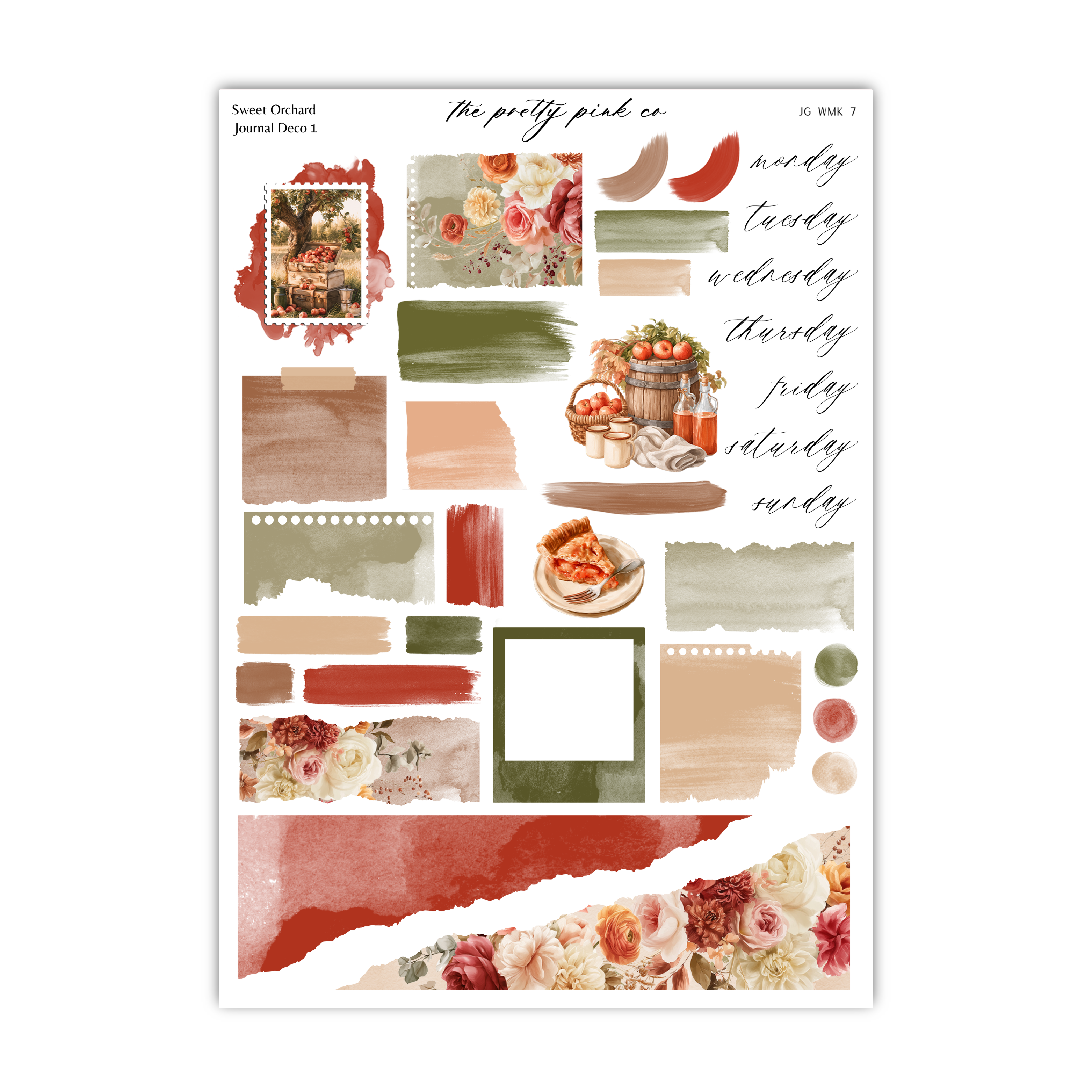 The image is a collage of various images, including floral and food-related elements, arranged in a visually appealing manner.