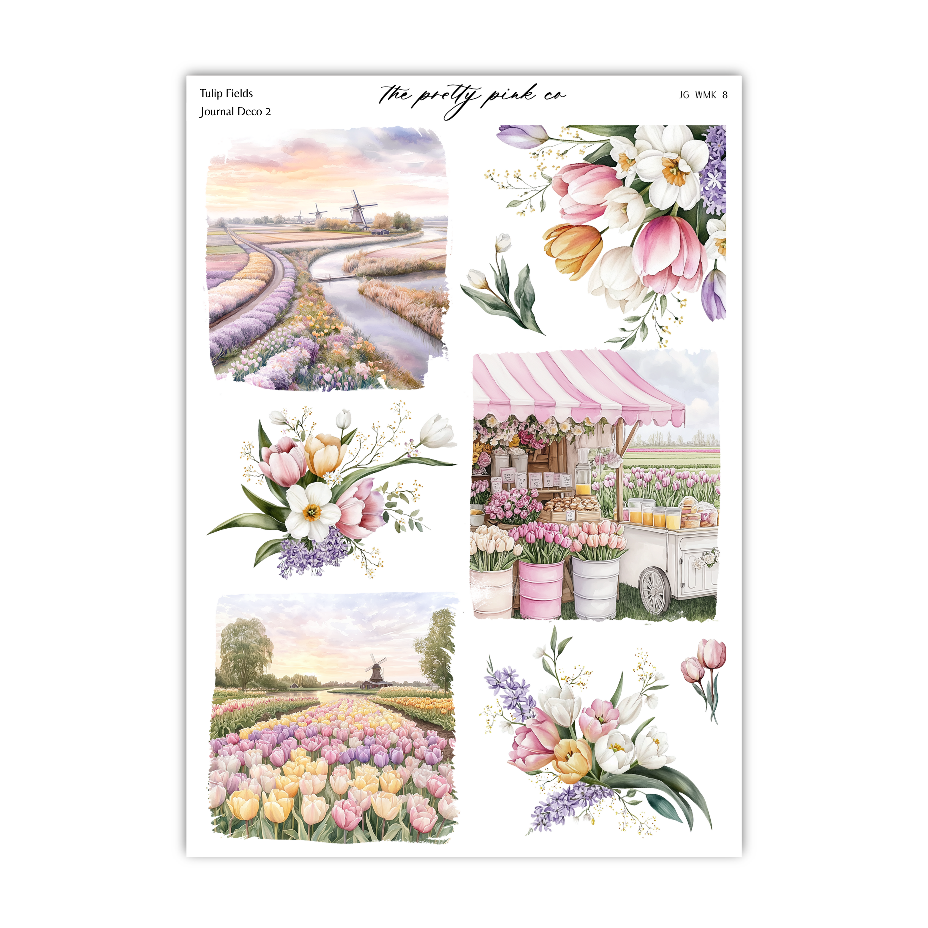 Tulip Fields | Journaling Kit