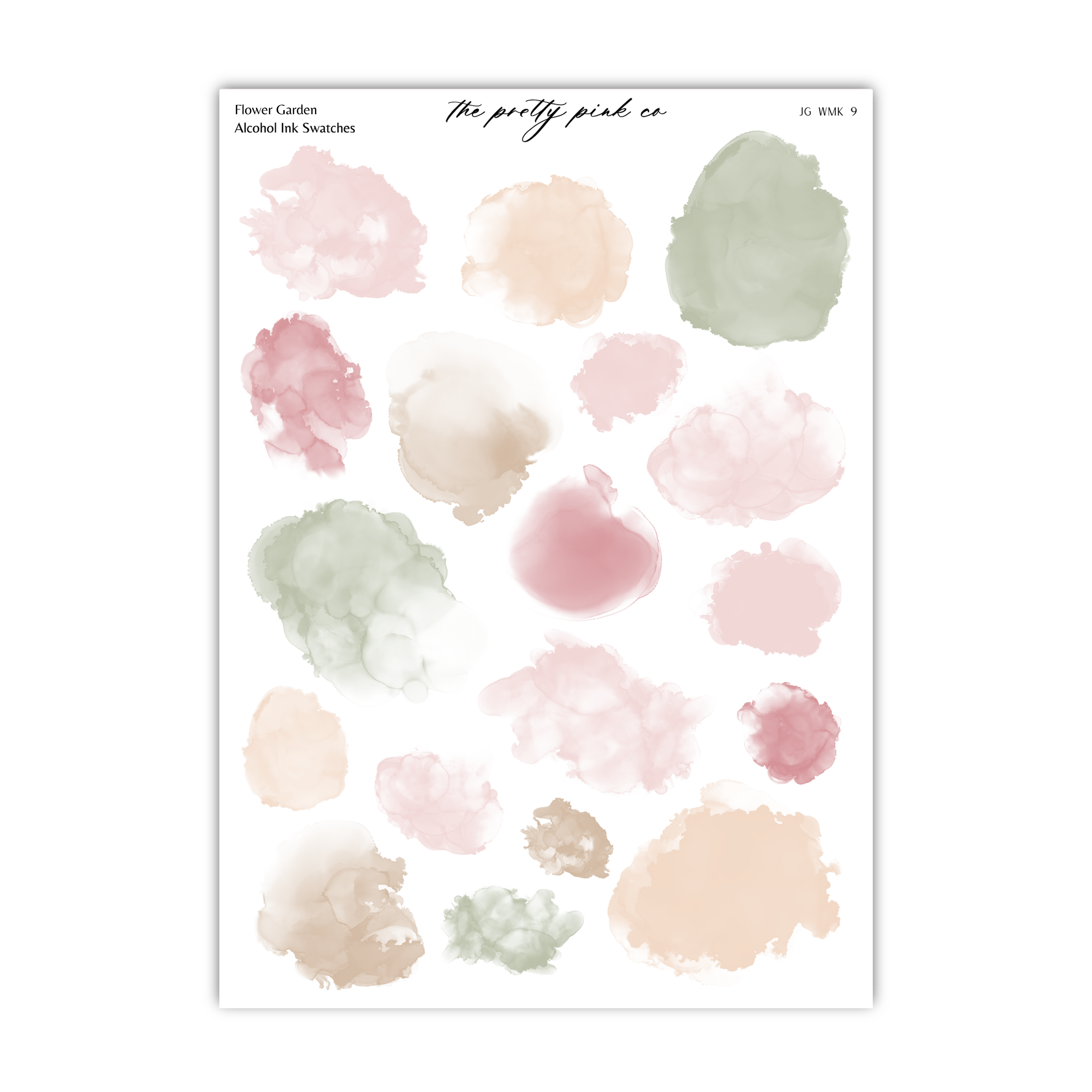 Flower Garden | Ink Swatches