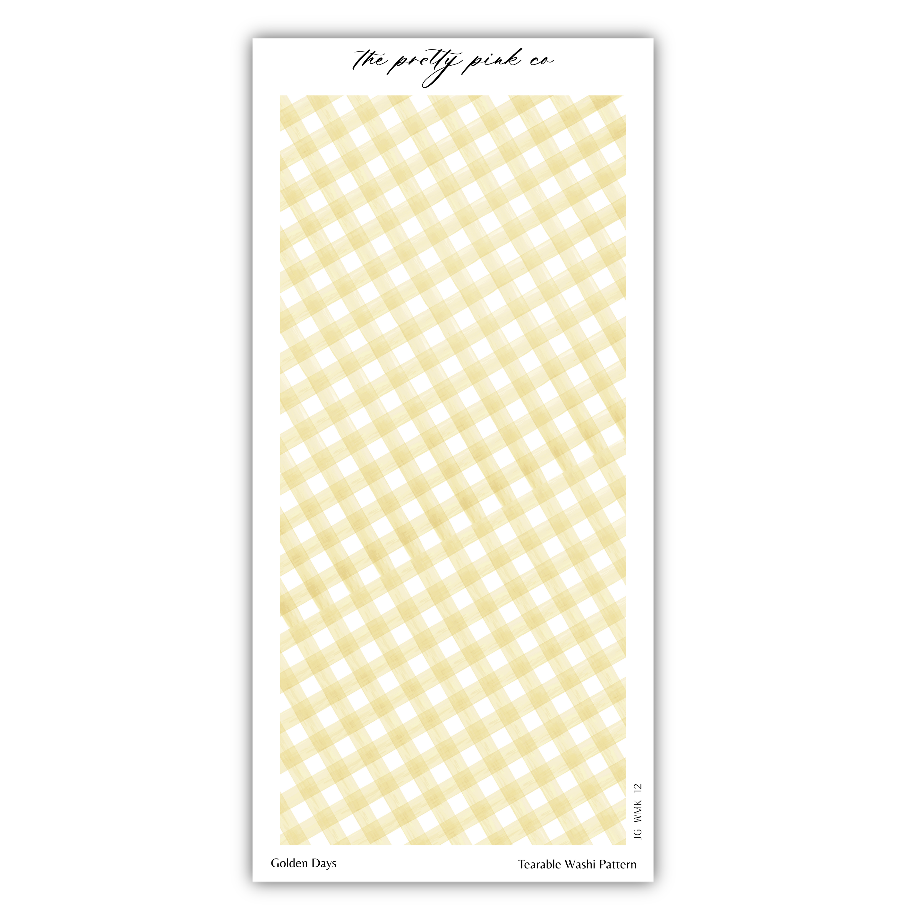 Golden Days | Tearable Washi Pattern