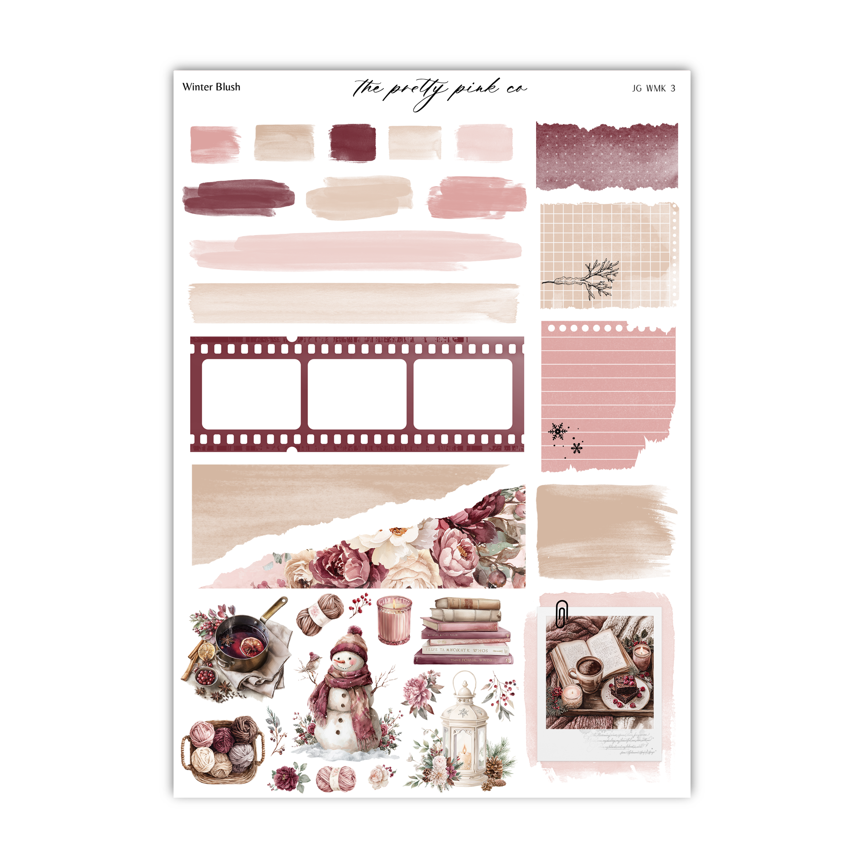 Winter Blush | Foiled Weekly Kit