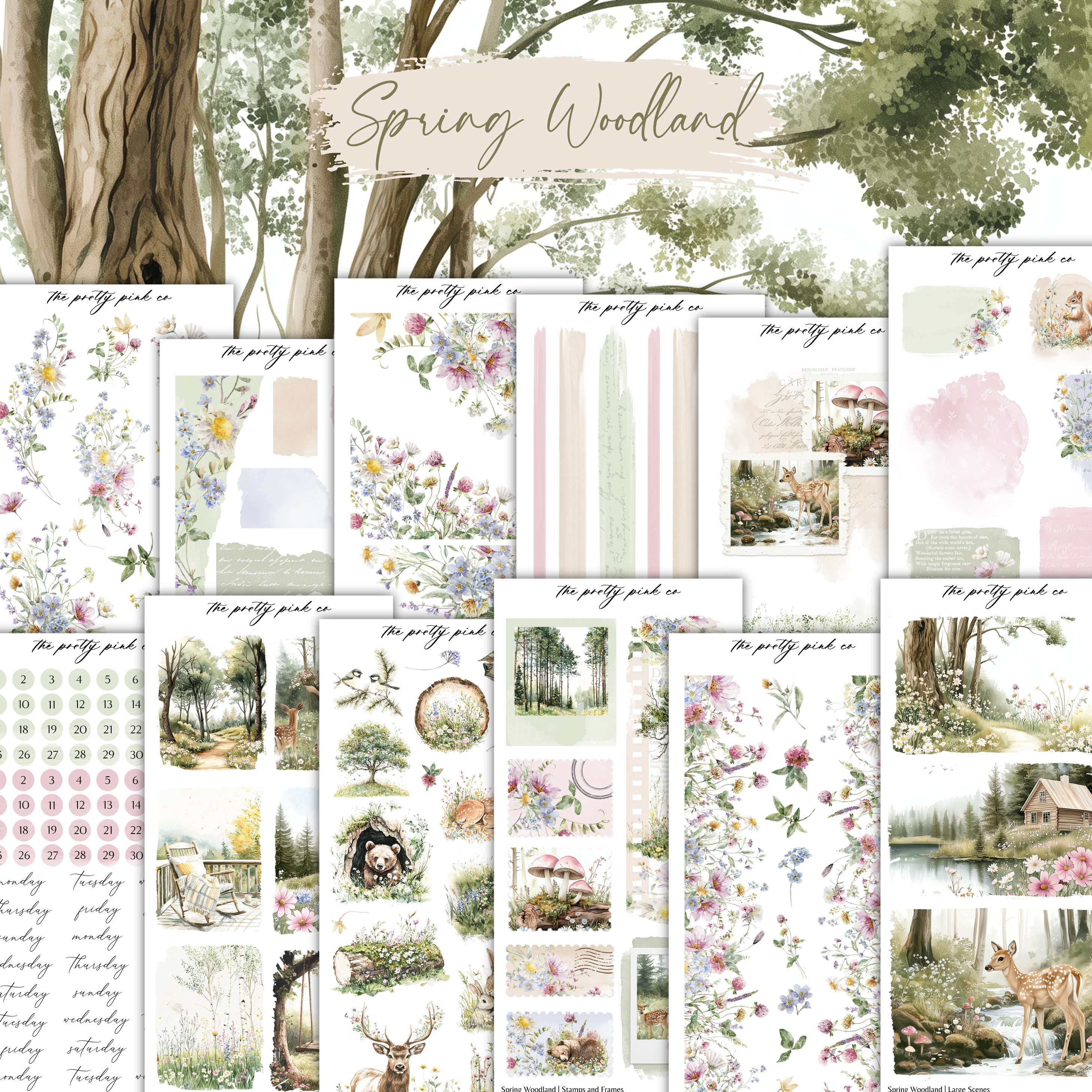 Spring Woodland | Decorative Kit