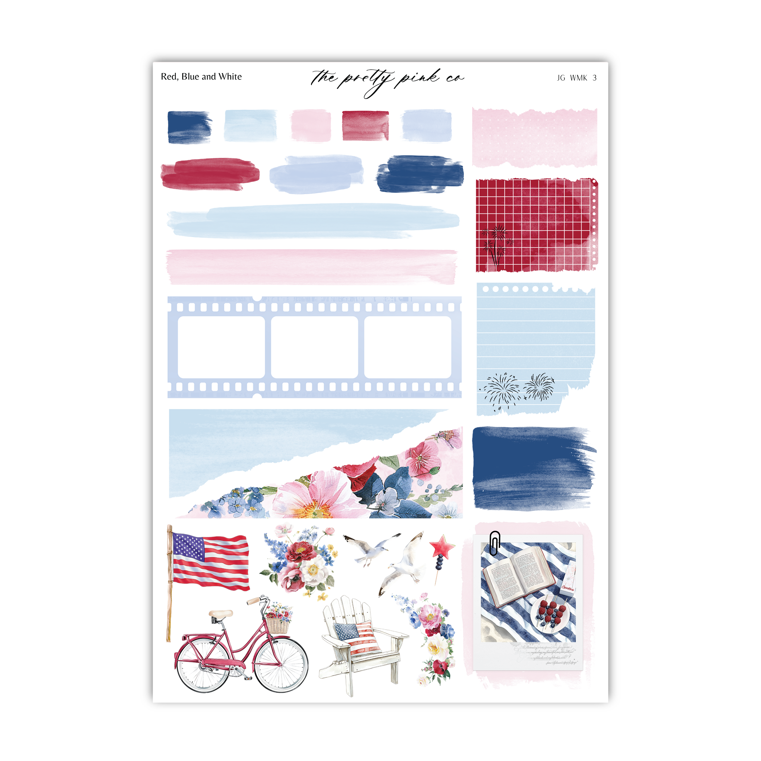 Red, White and Blue | Foiled Weekly Kit