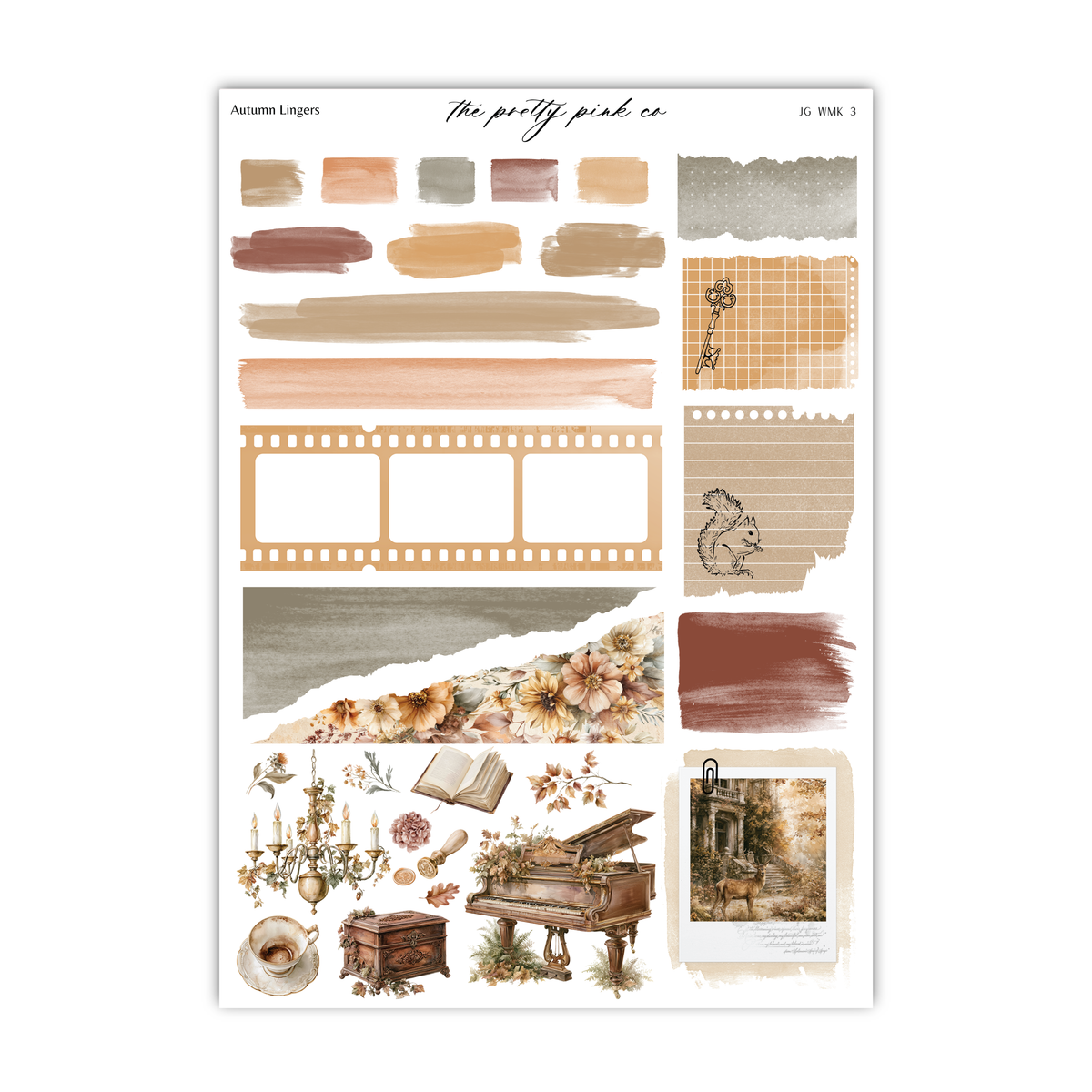 Autumn Lingers | Foiled Weekly Kit