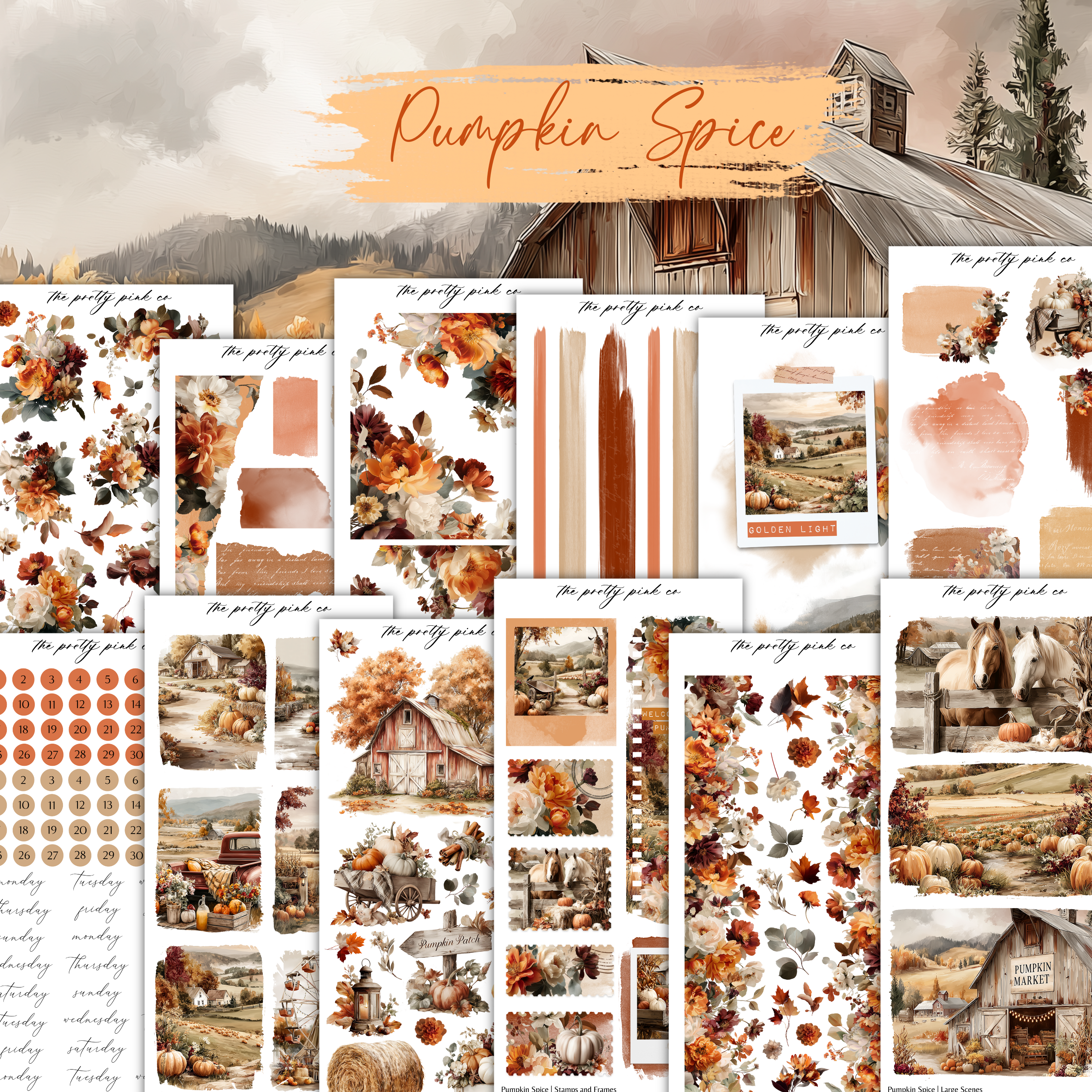 Pumpkin Spice | Decorative Kit