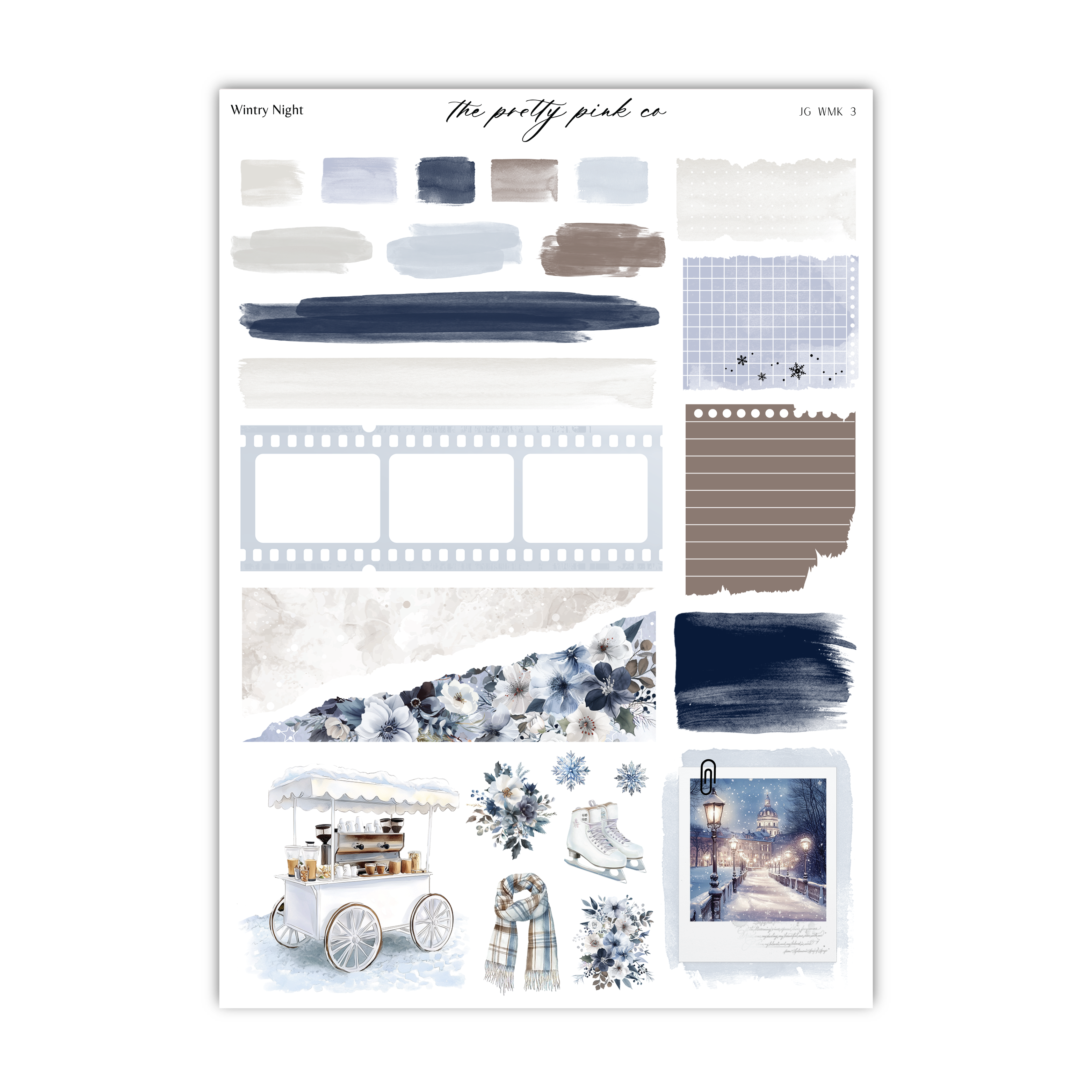 Wintry Night | Foiled Weekly Kit