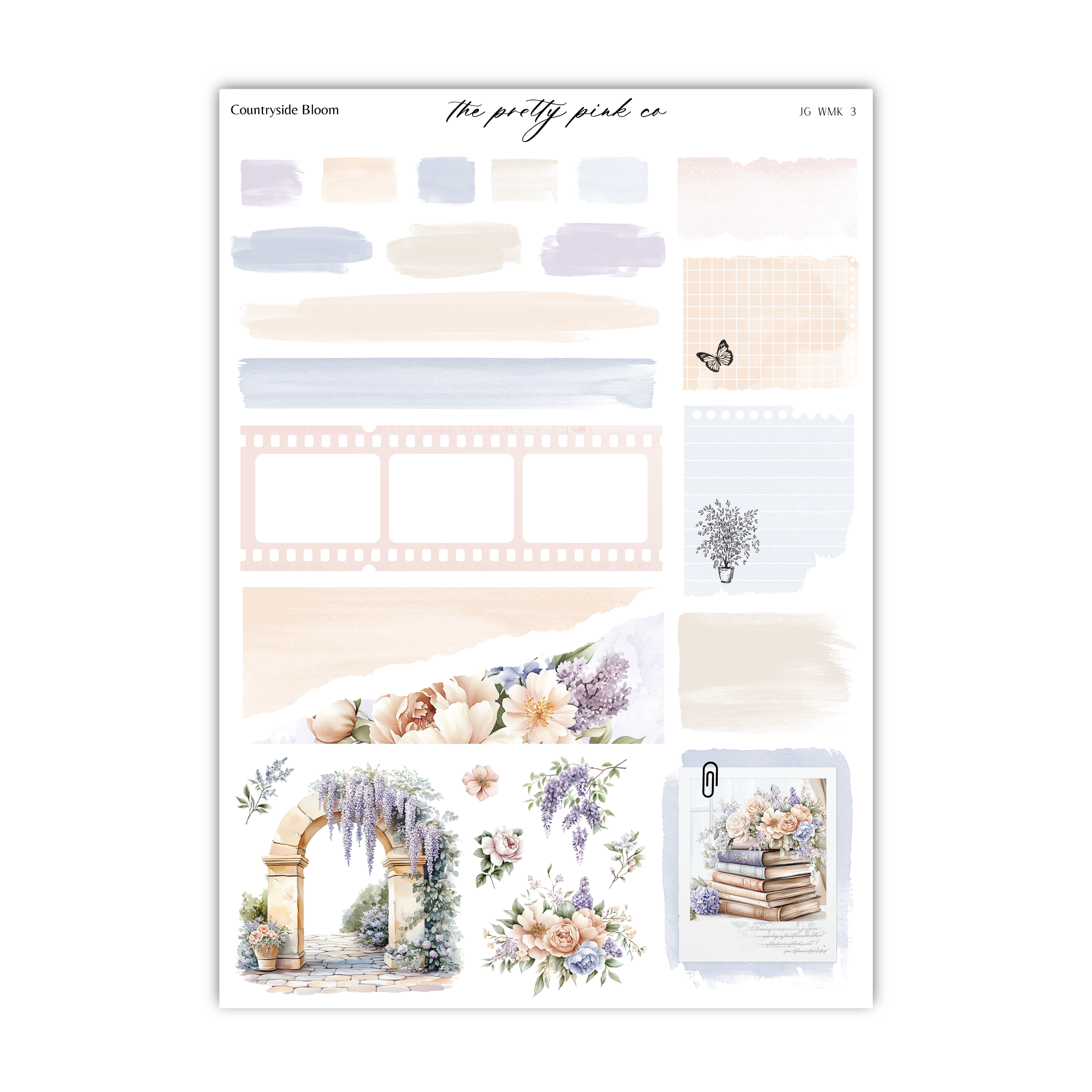 Countryside Bloom | Foiled Weekly Kit