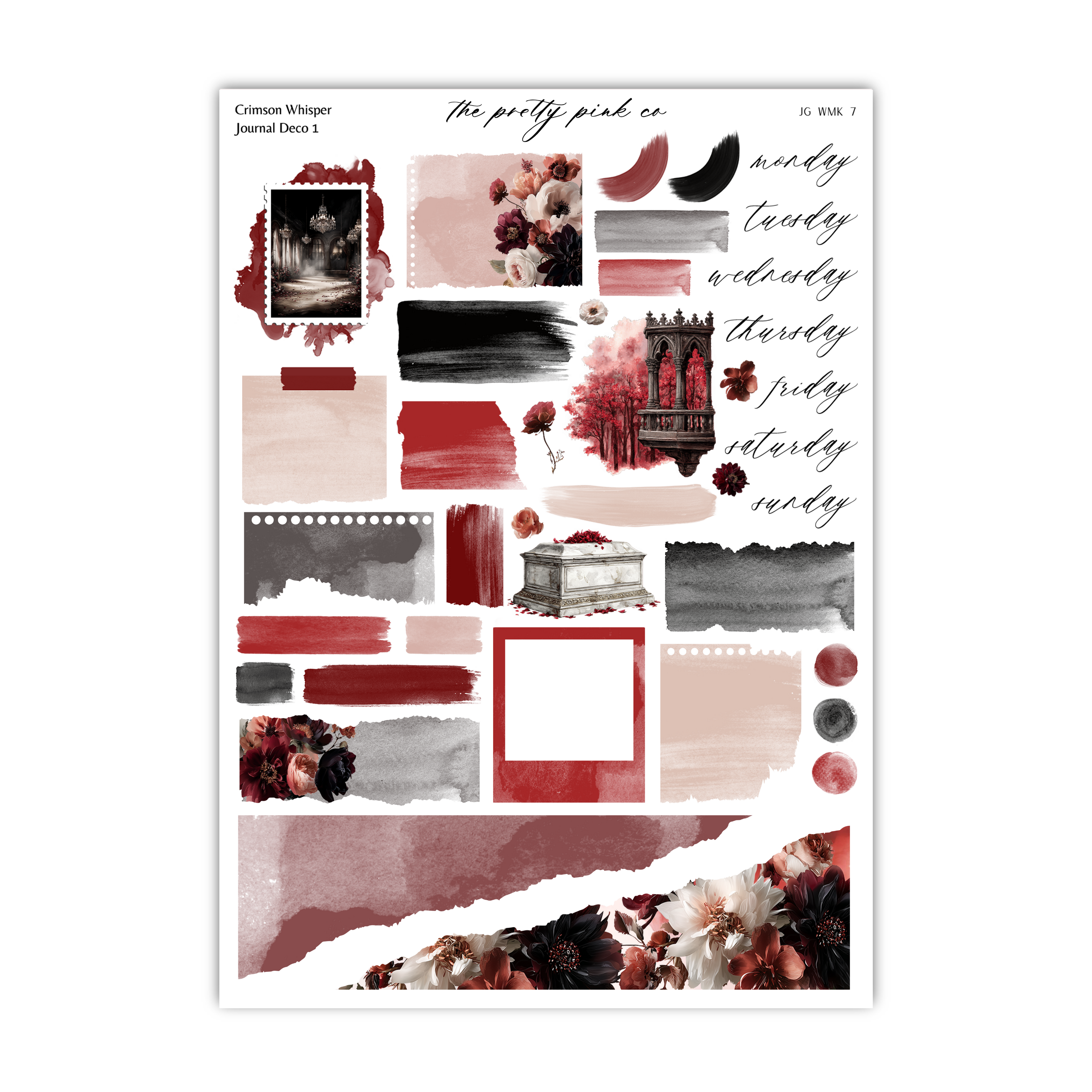 The image is a collage of various design-related elements, including a floral pattern, a building, and text. The collage appears to be a collection of different design-related images and text, rather than a single image with a single description.