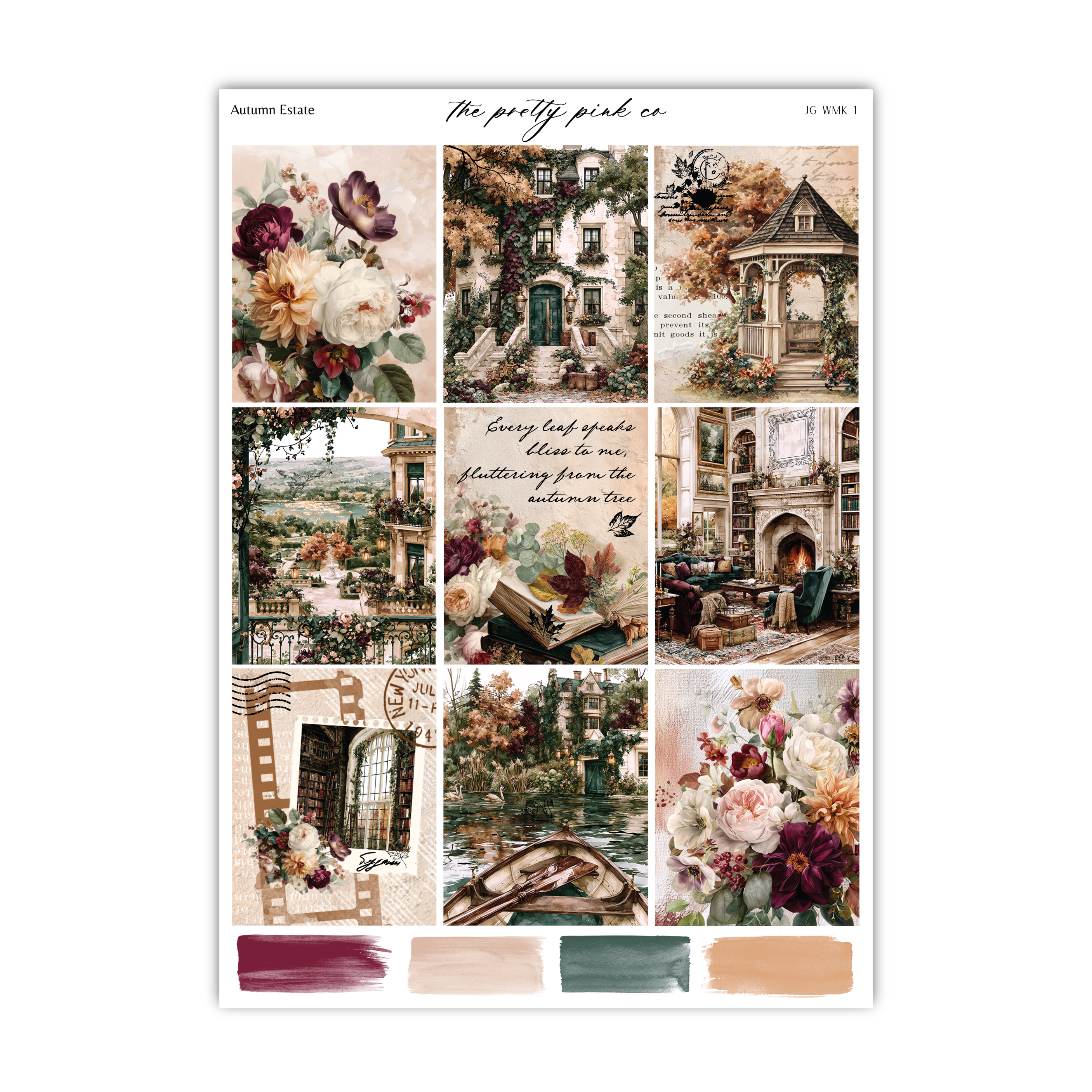 Autumn Estate | Foiled Weekly Kit