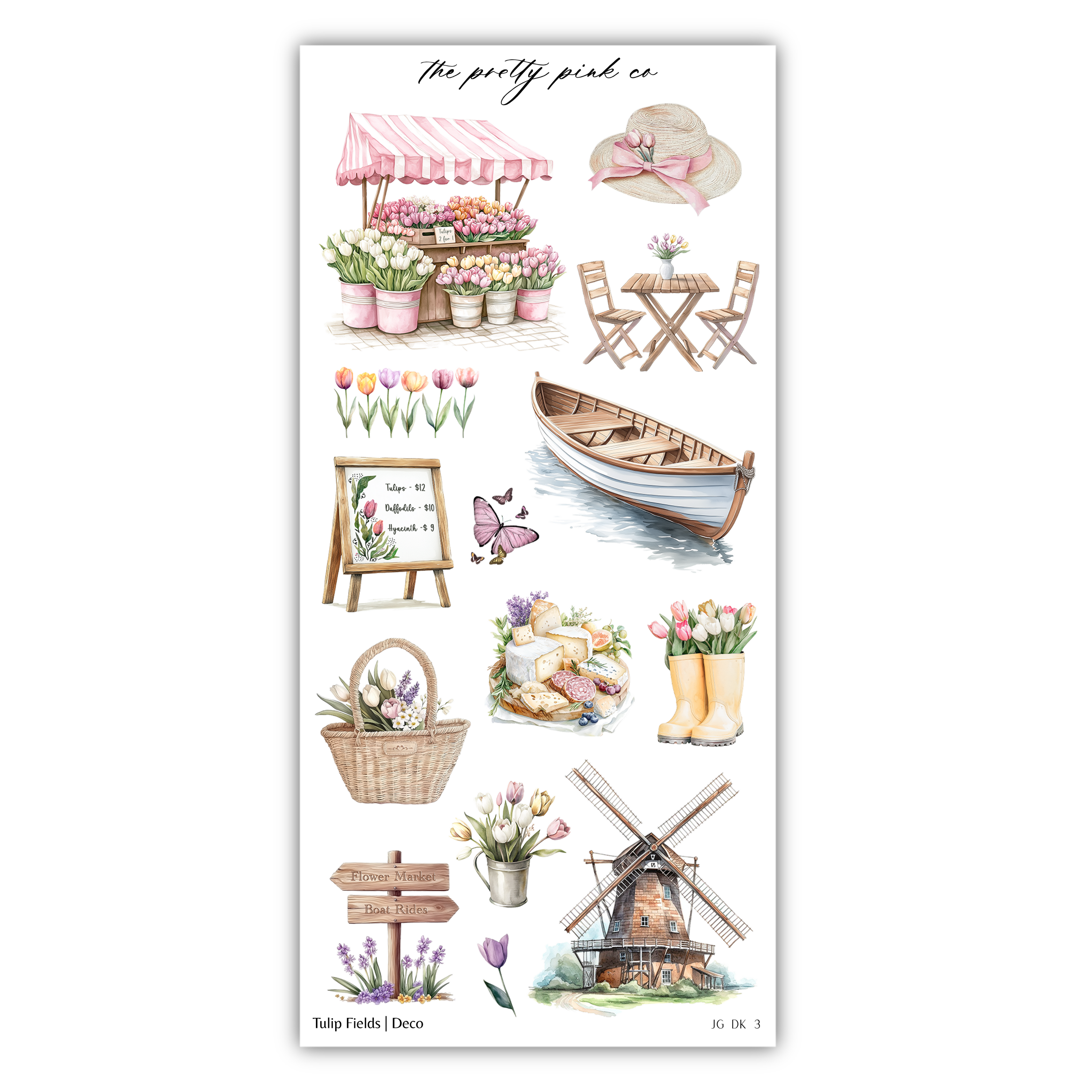 Tulip Fields | Decorative Kit