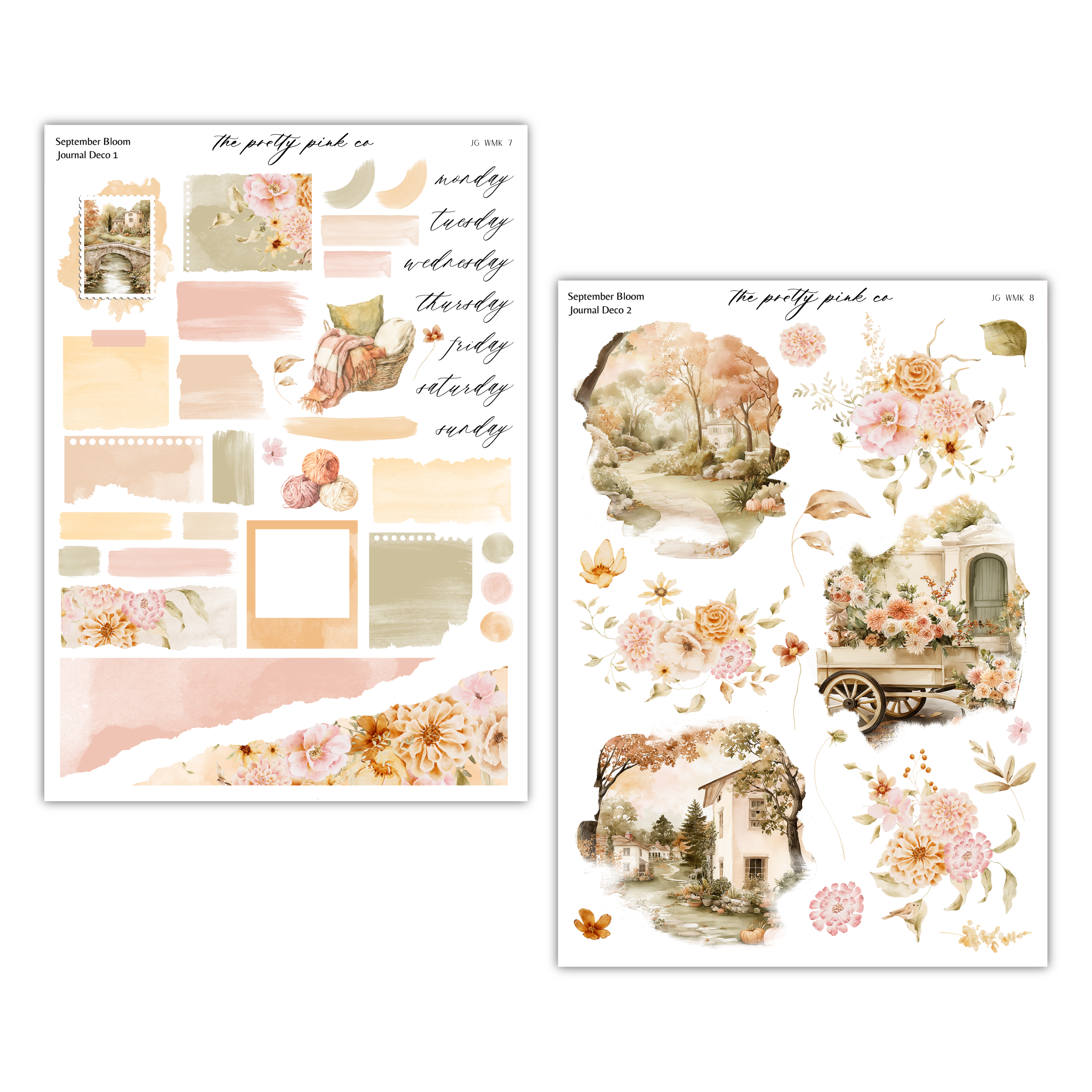 a collage of various floral and nature-themed images, including flowers, trees, and landscapes, arranged in a visually appealing manner.