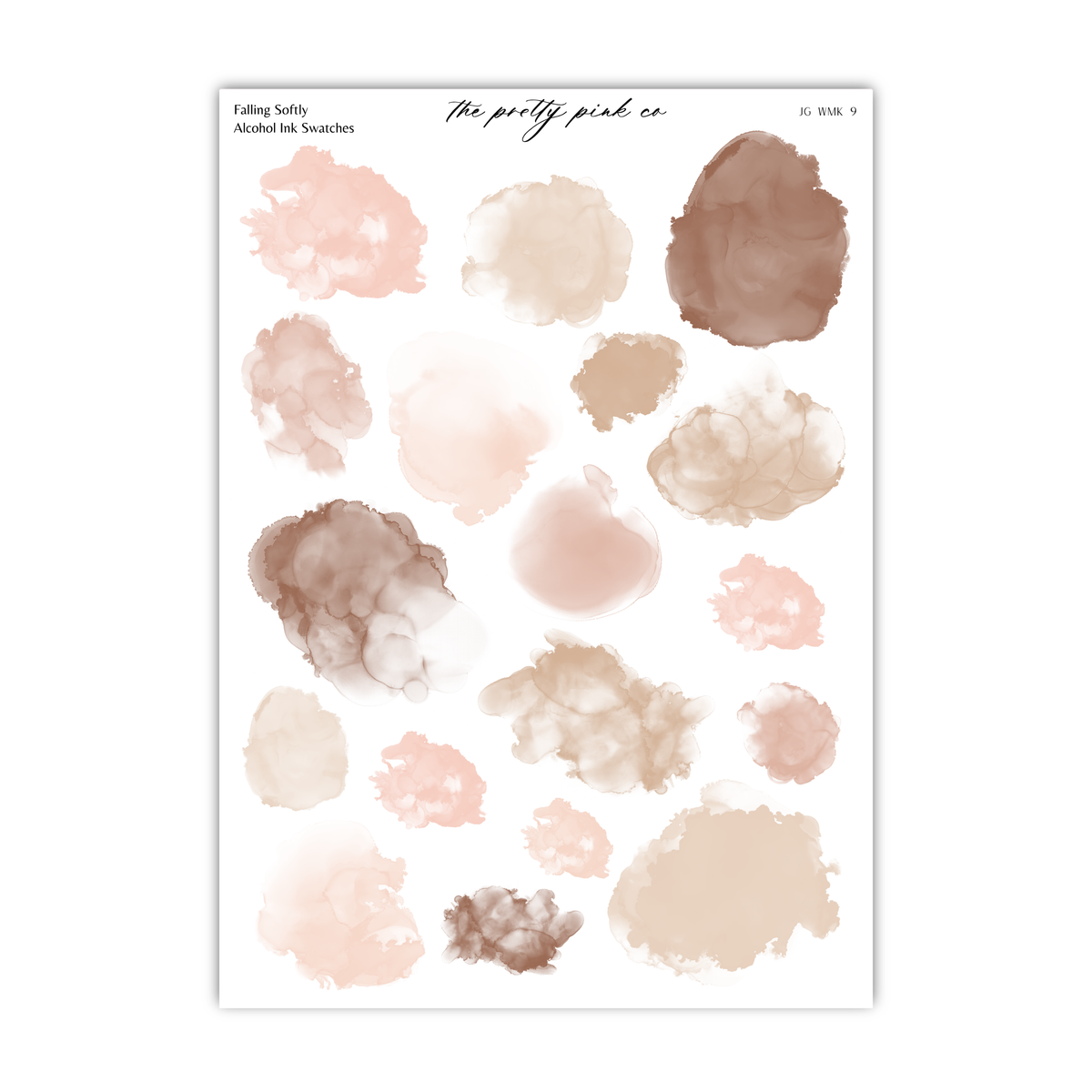 Falling Softly | Ink Swatches
