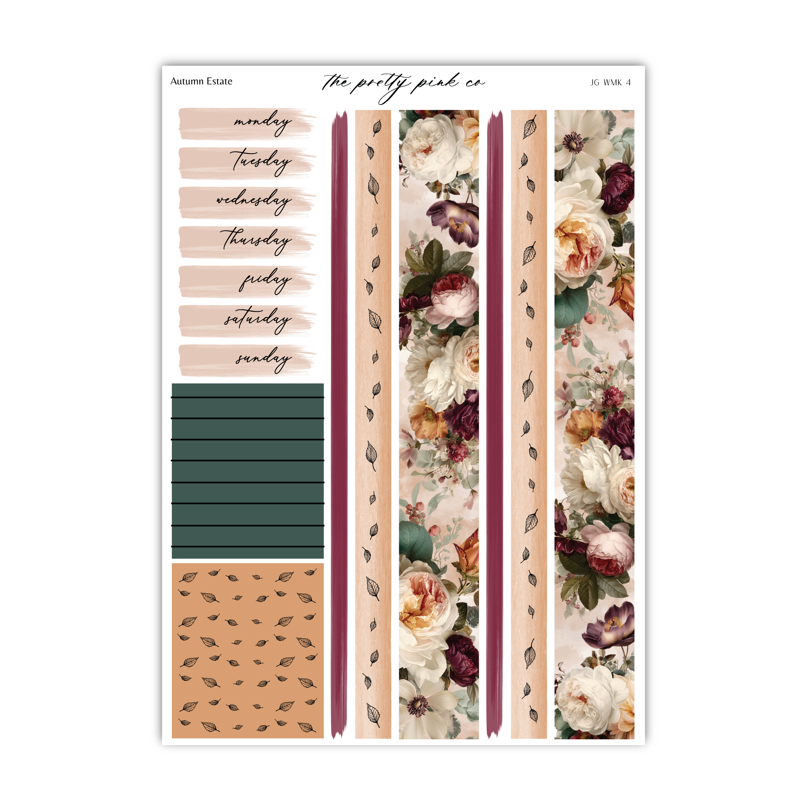 Autumn Estate | Foiled Weekly Kit