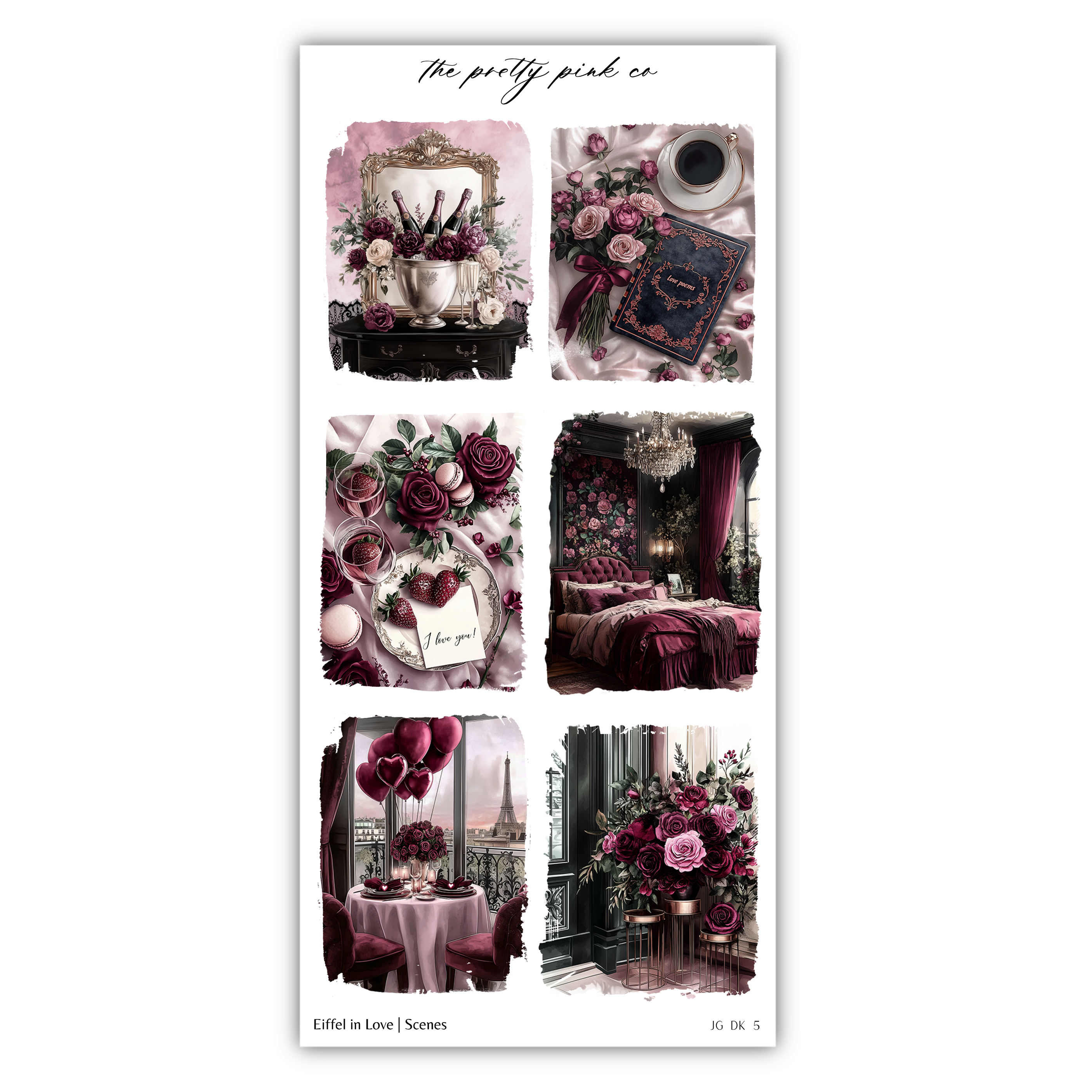 a collage of photos with flowers and decorations