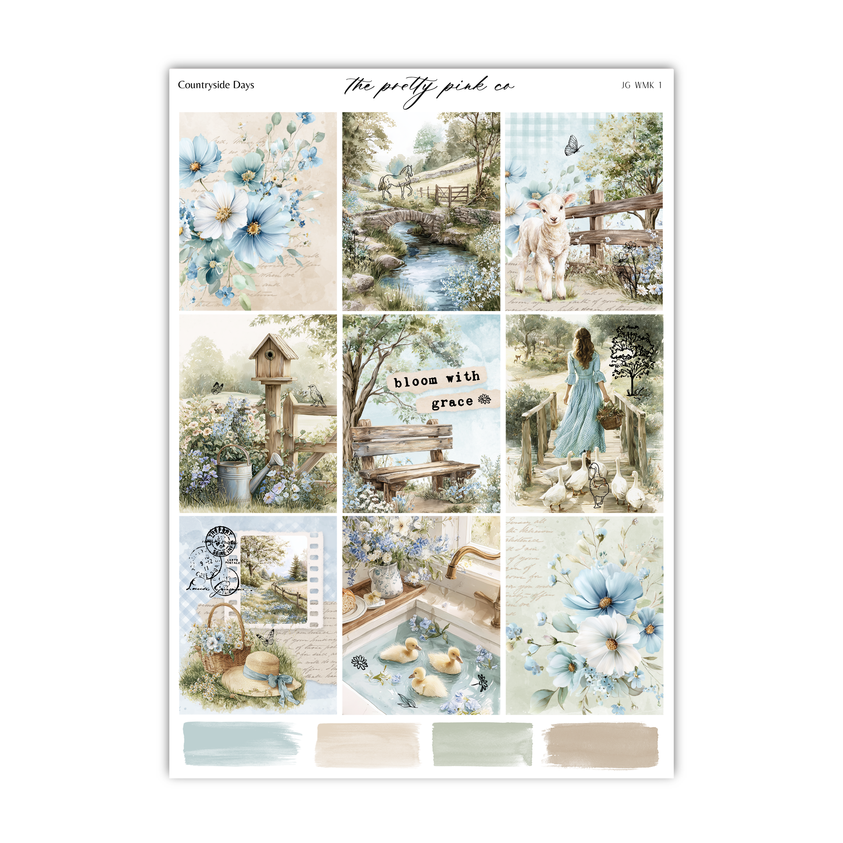 Countryside Days | Foiled Weekly Kit
