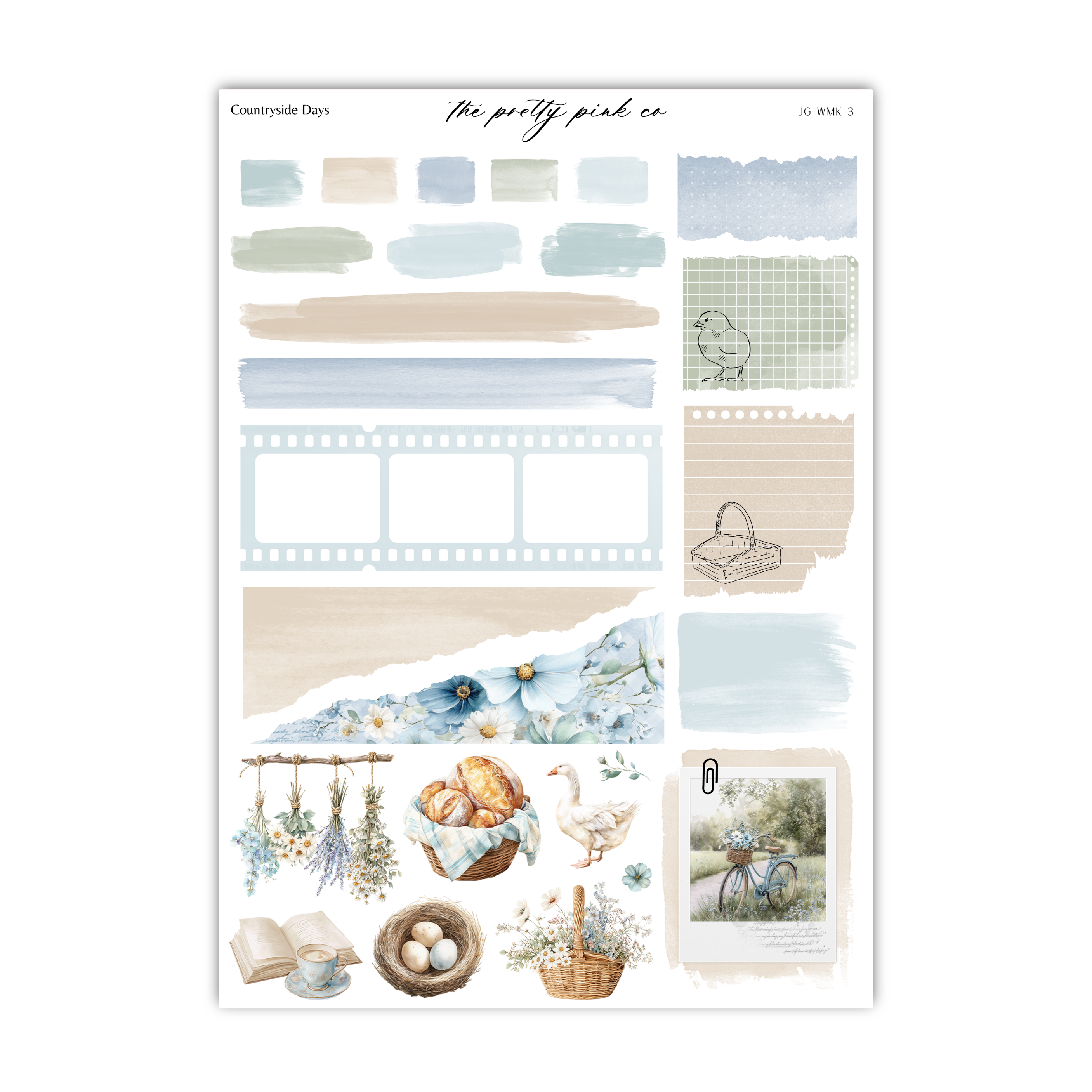 Countryside Days | Foiled Weekly Kit