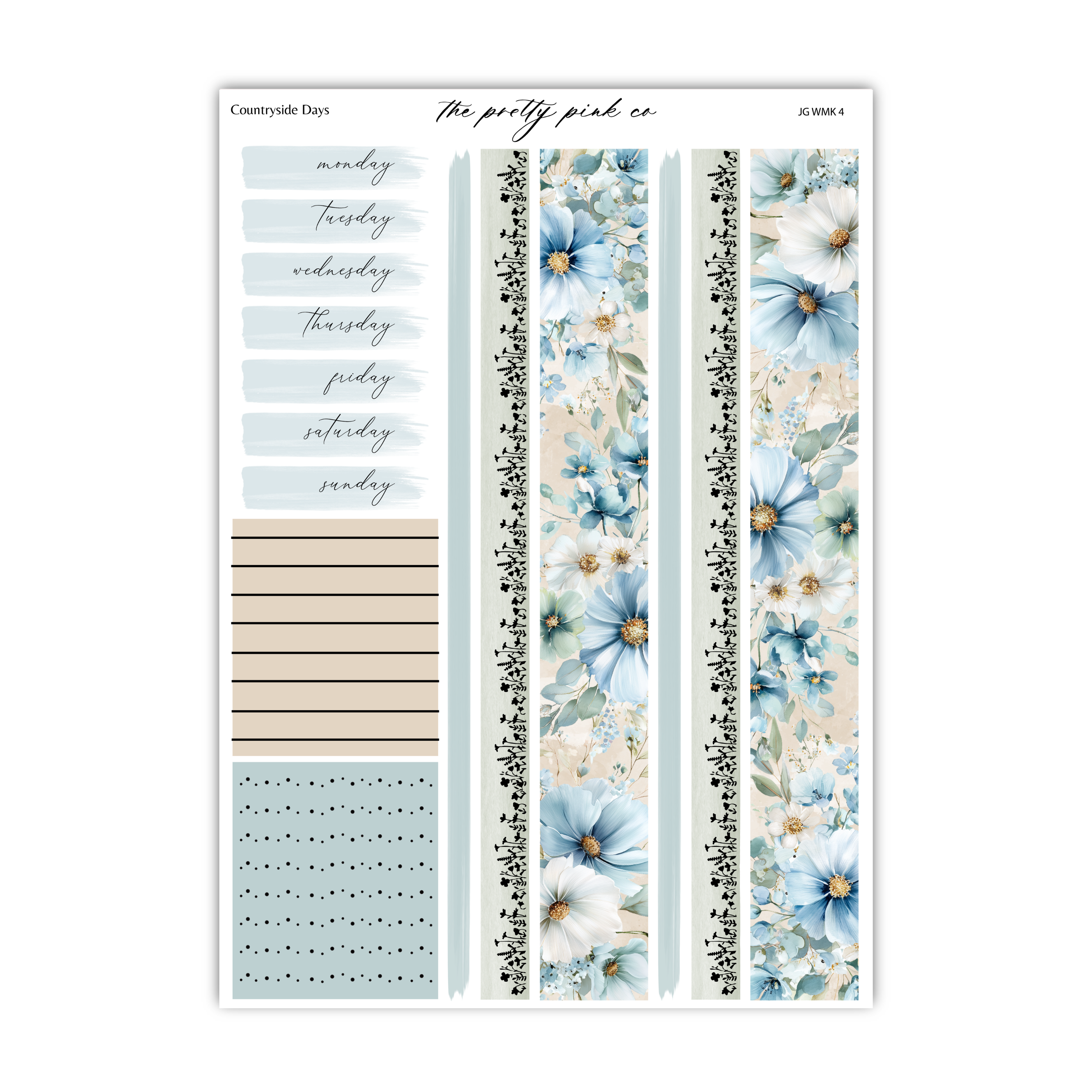 Countryside Days | Foiled Weekly Kit