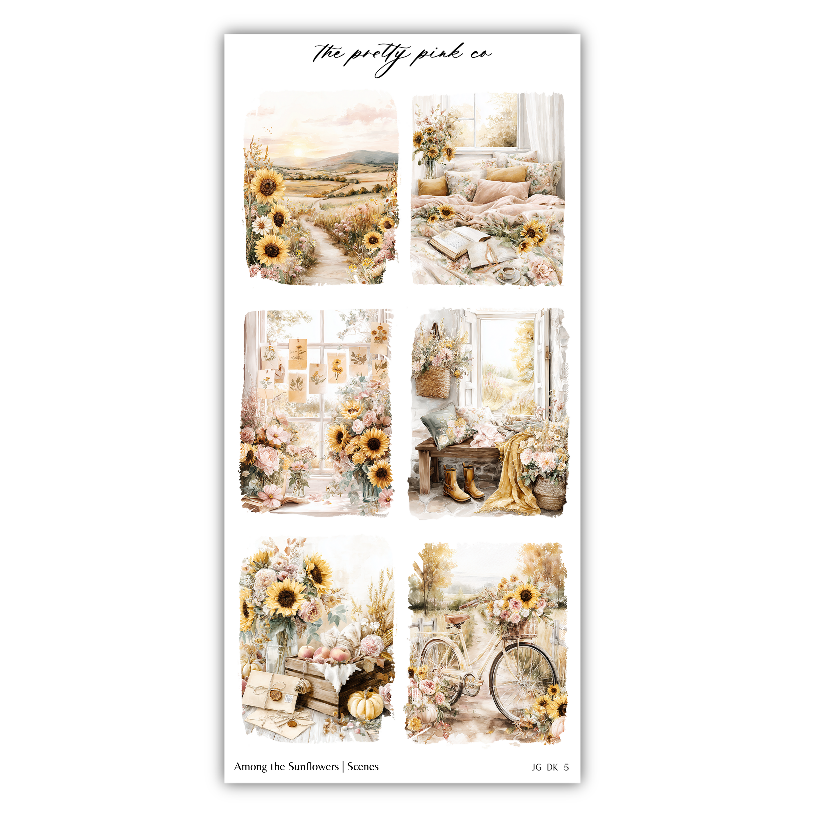 Among the Sunflowers | Decorative Kit