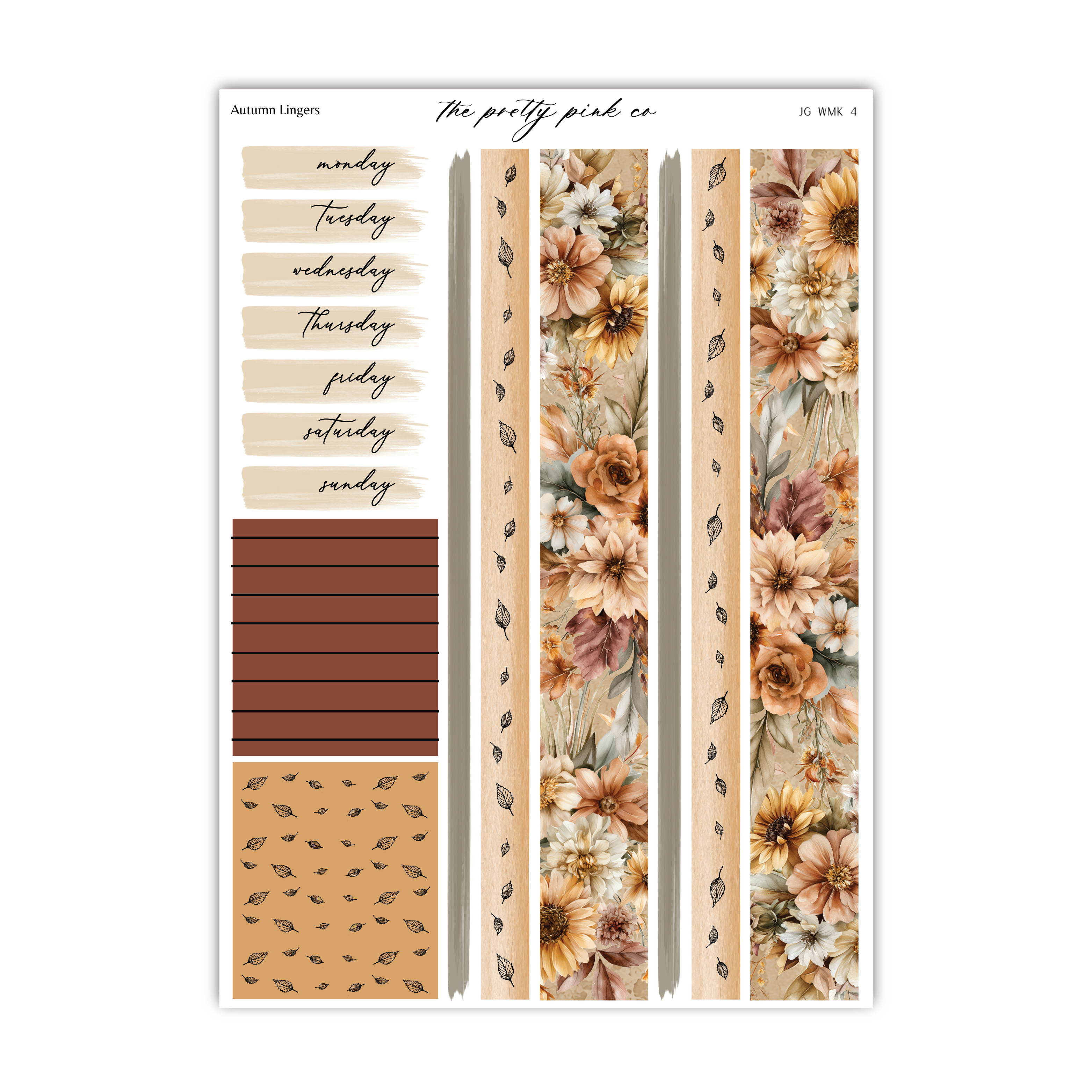 Autumn Lingers | Foiled Weekly Kit