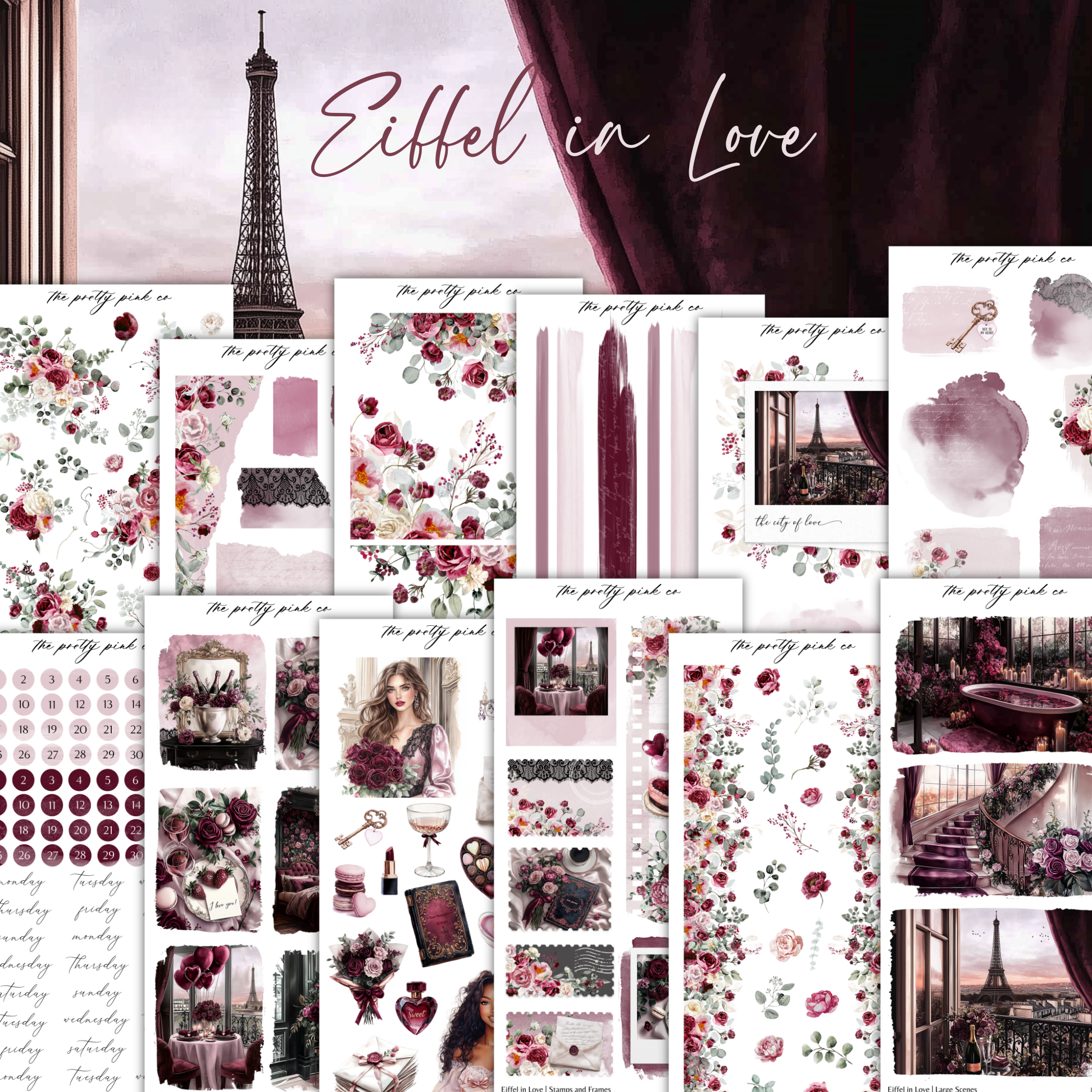 Eiffel In Love | Decorative Kit