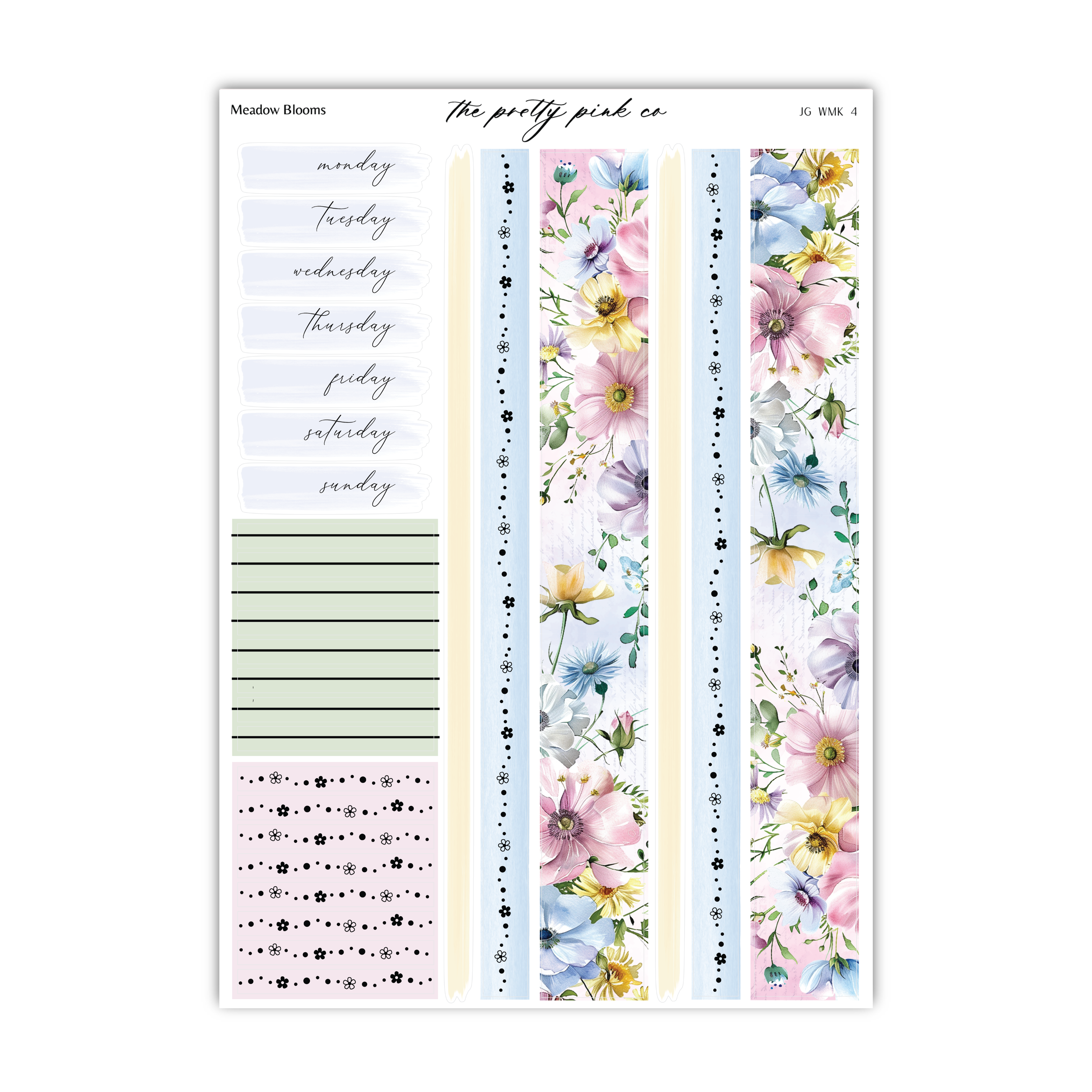 Meadow Blooms | Foiled Weekly Kit