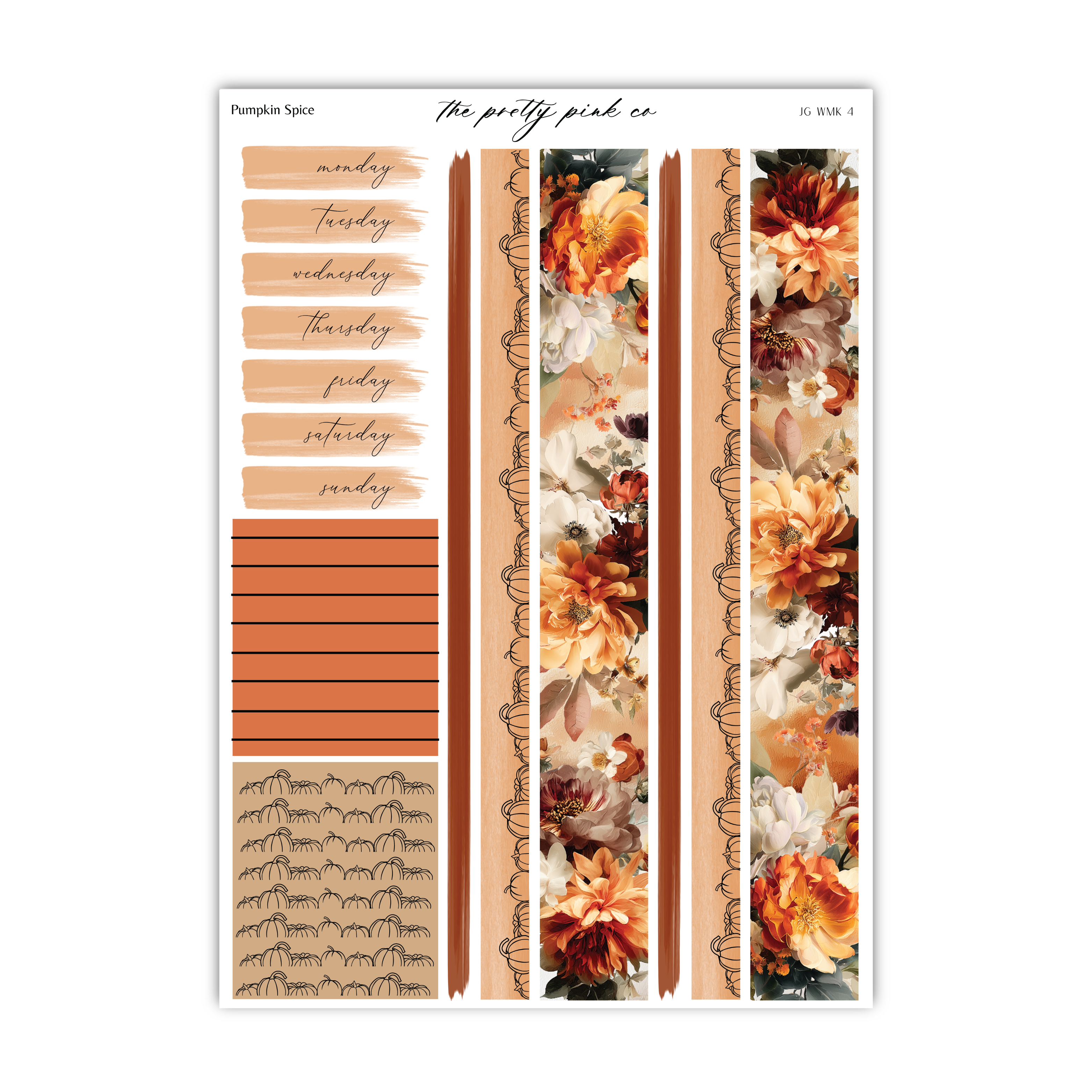 Pumpkin Spice | Foiled Weekly Kit