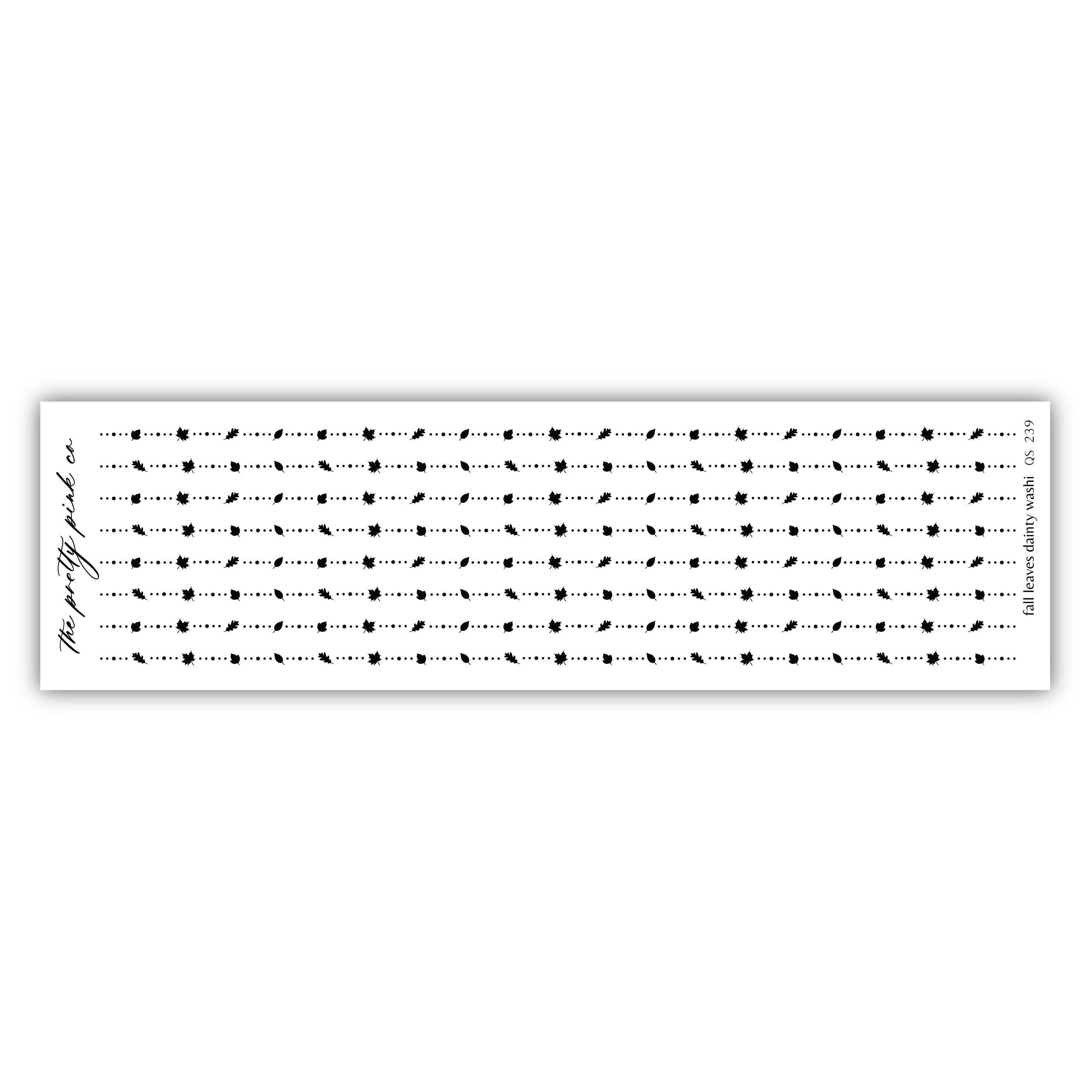 The image is a white sheet of paper with a repeating pattern of black dots arranged in rows and columns.