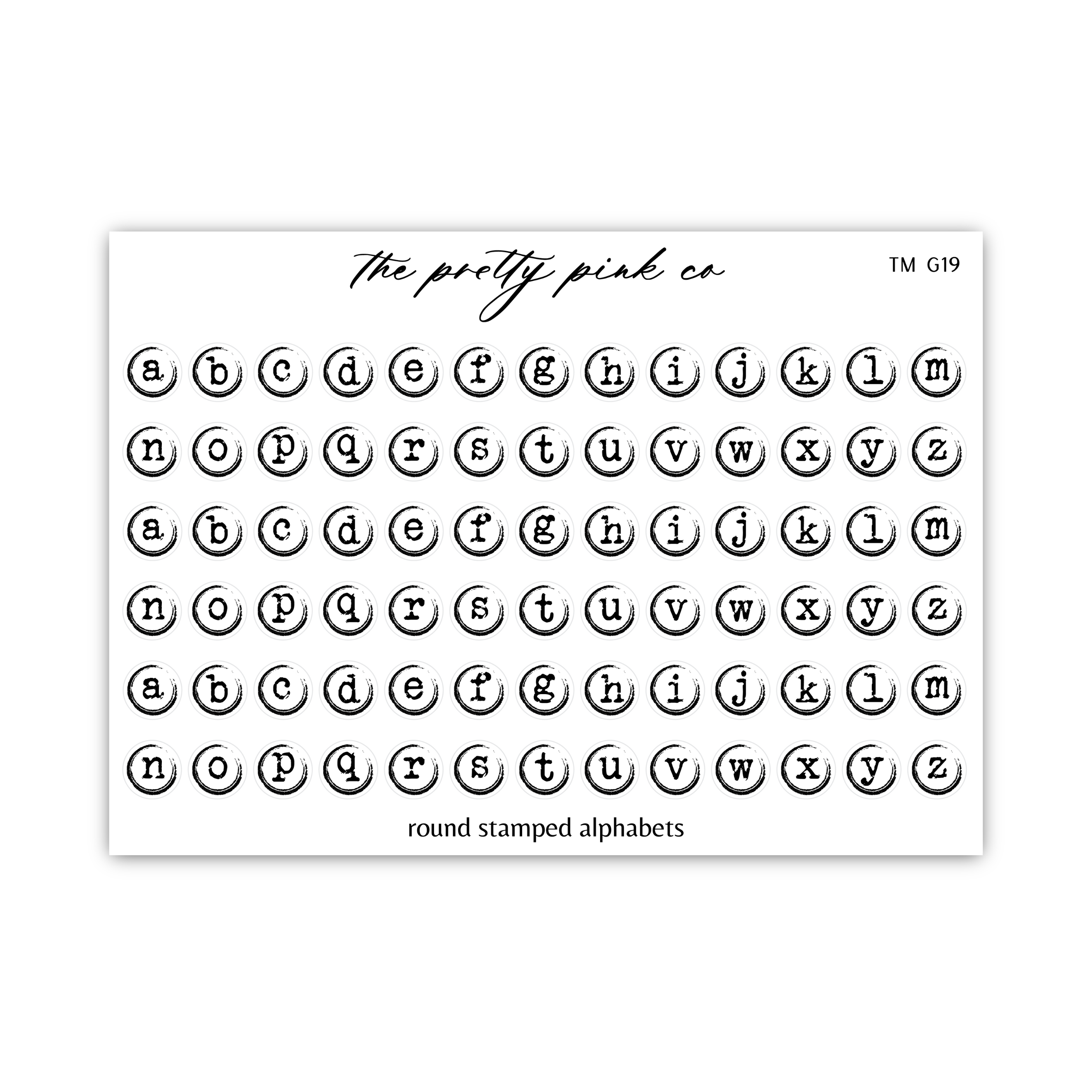 a sheet of black and white stickers with the words happy faces