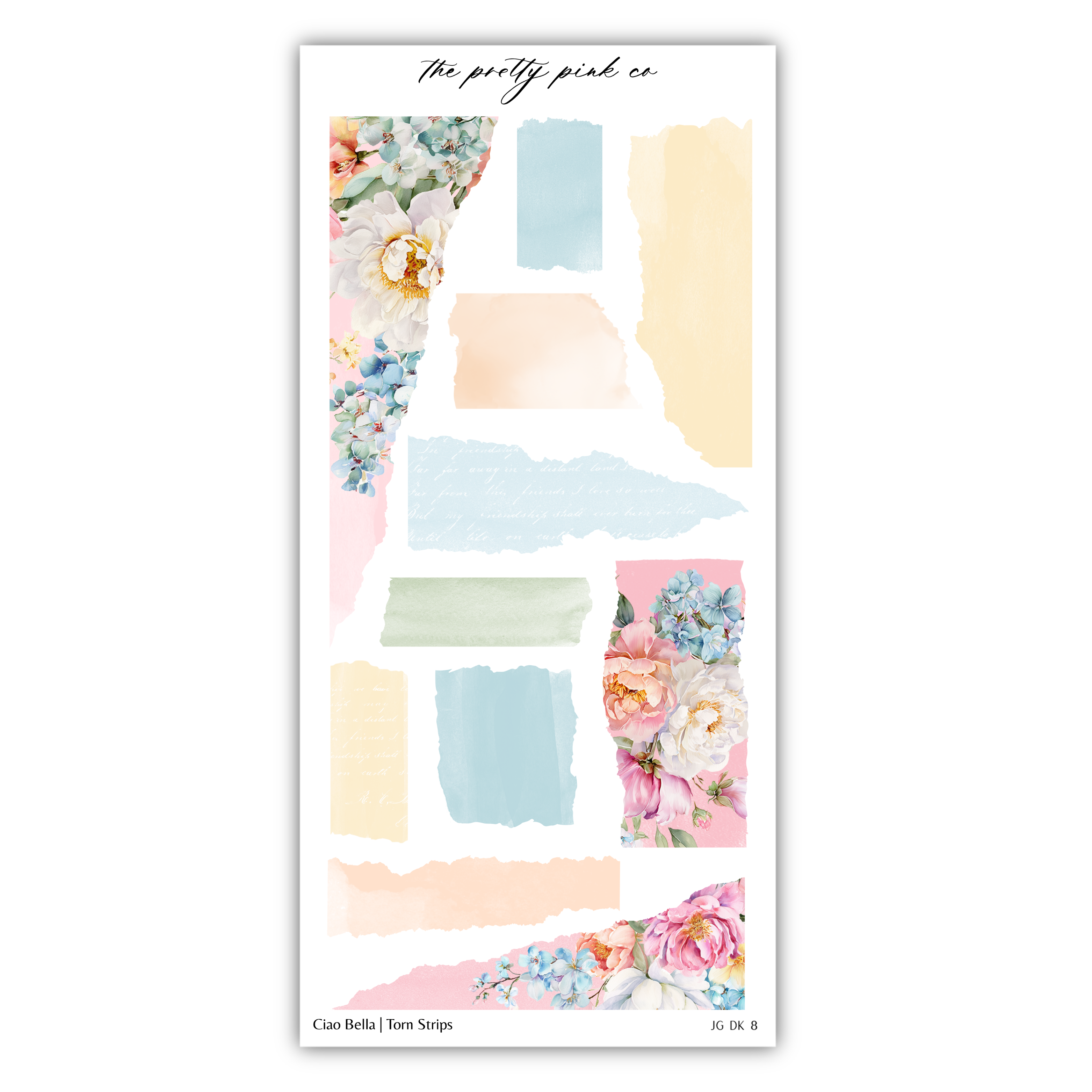 The image is a collage of various colorful and abstract shapes and patterns, including floral elements and geometric shapes, arranged in a visually appealing manner.