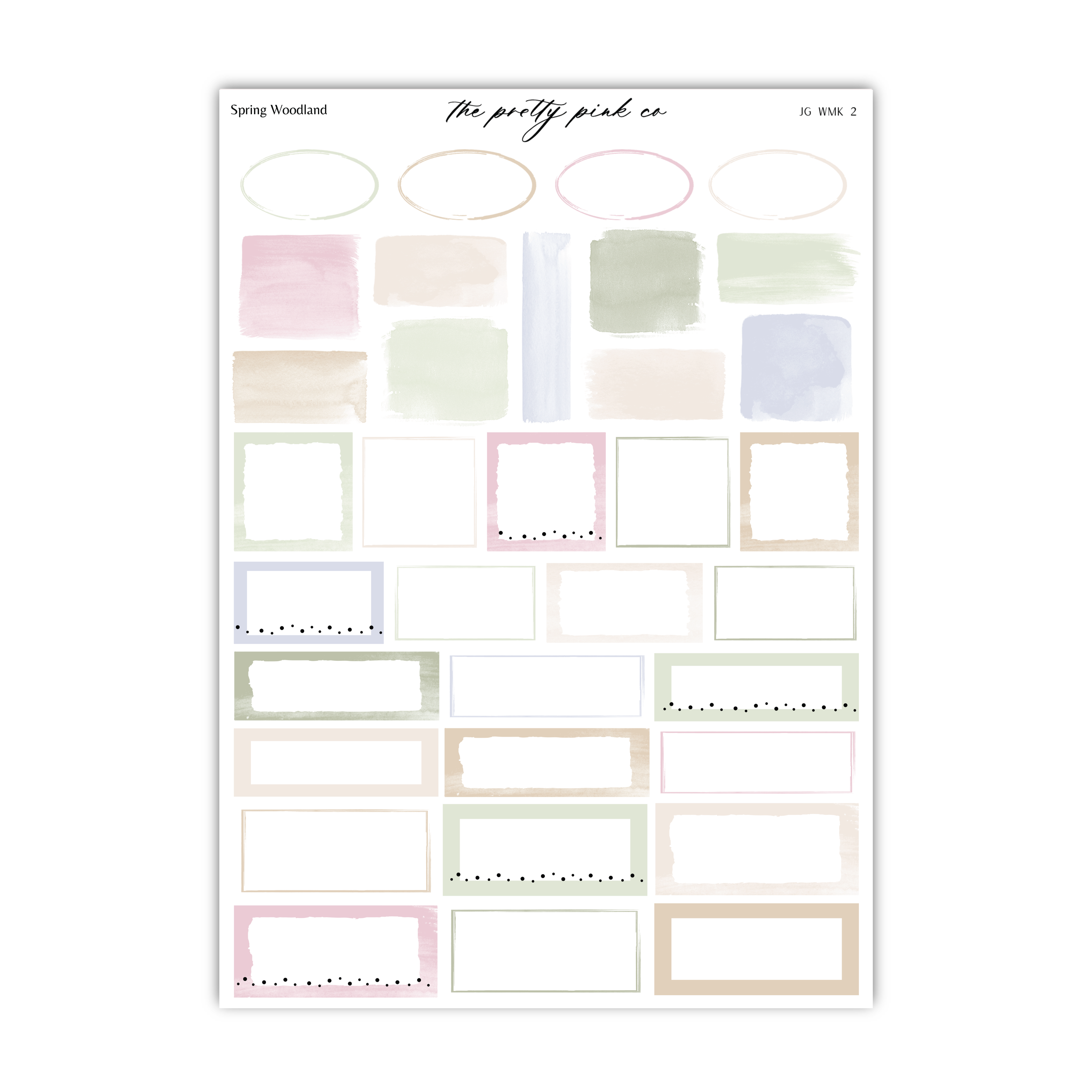 Spring Woodland | Foiled Weekly Kit