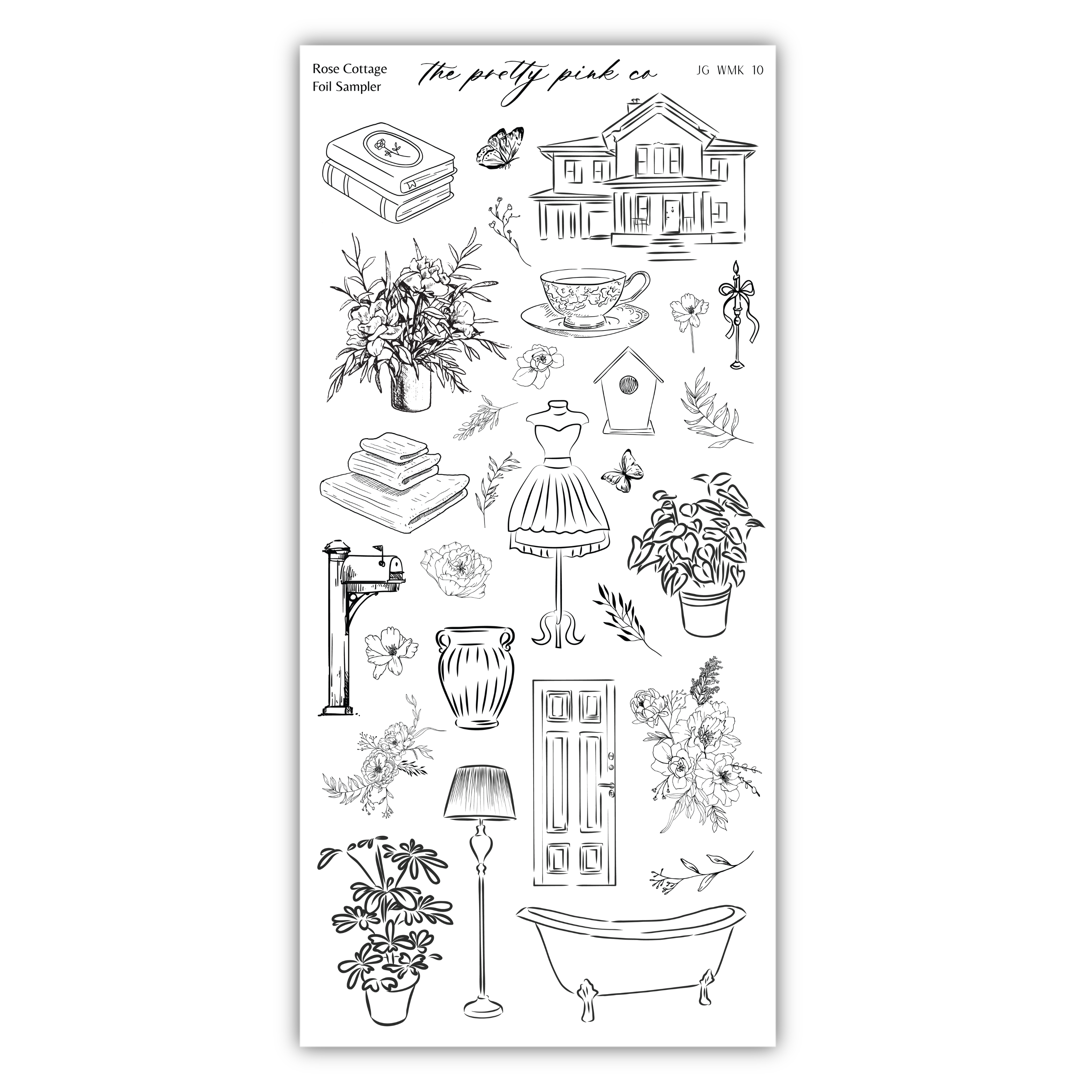 Rose Cottage | Foil Sampler