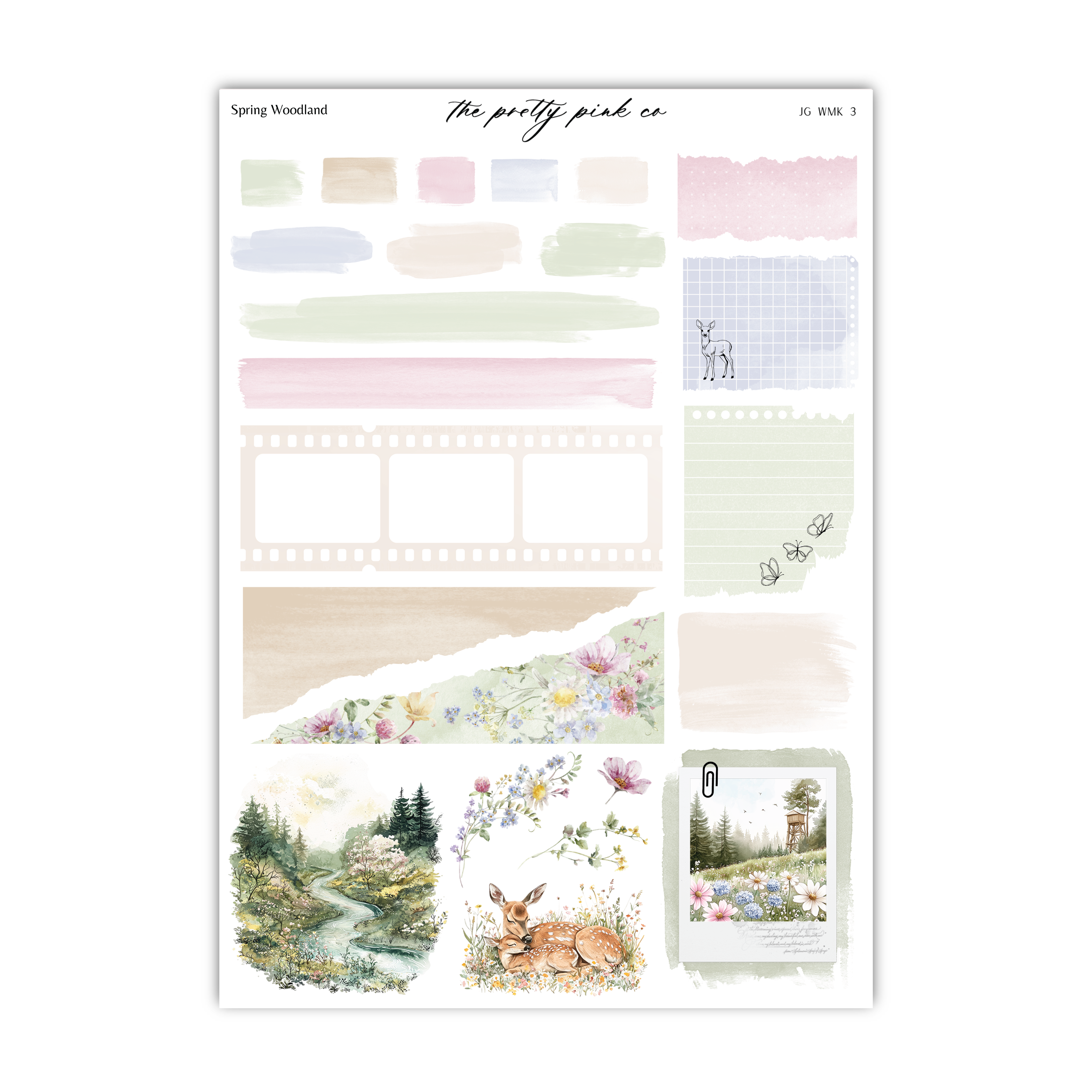 Spring Woodland | Foiled Weekly Kit