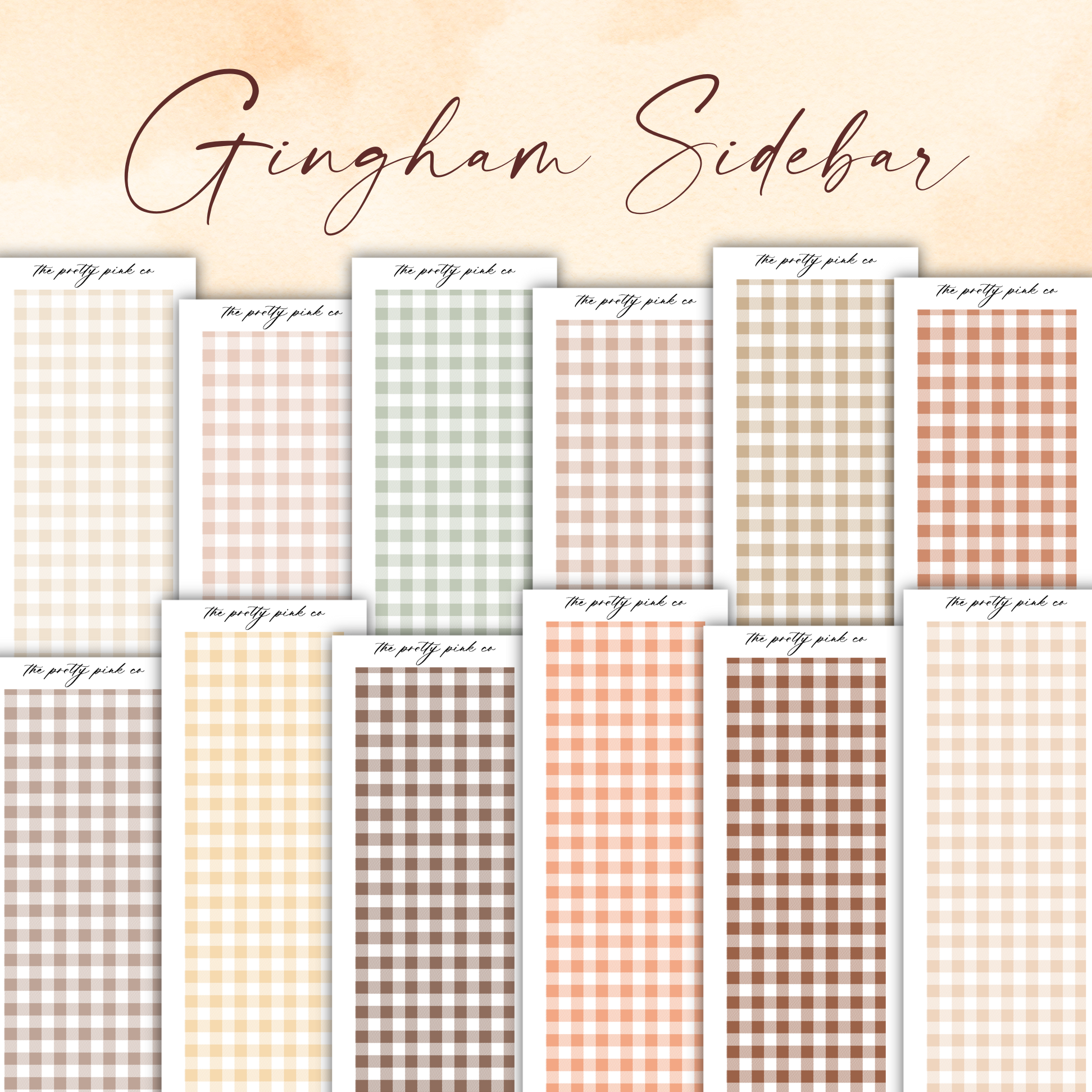 Gingham Sidebar