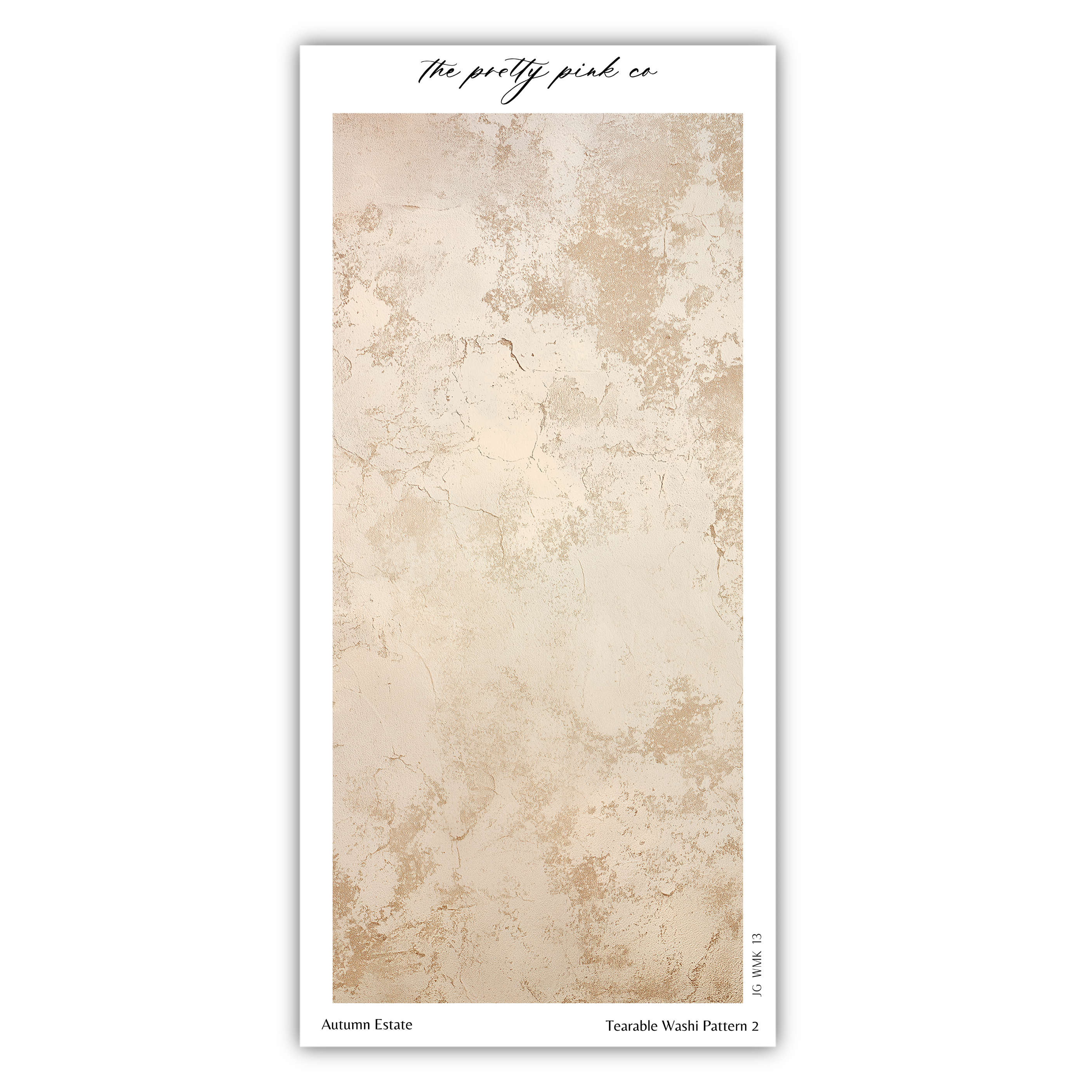 Autumn Estate | Tearable Washi Pattern