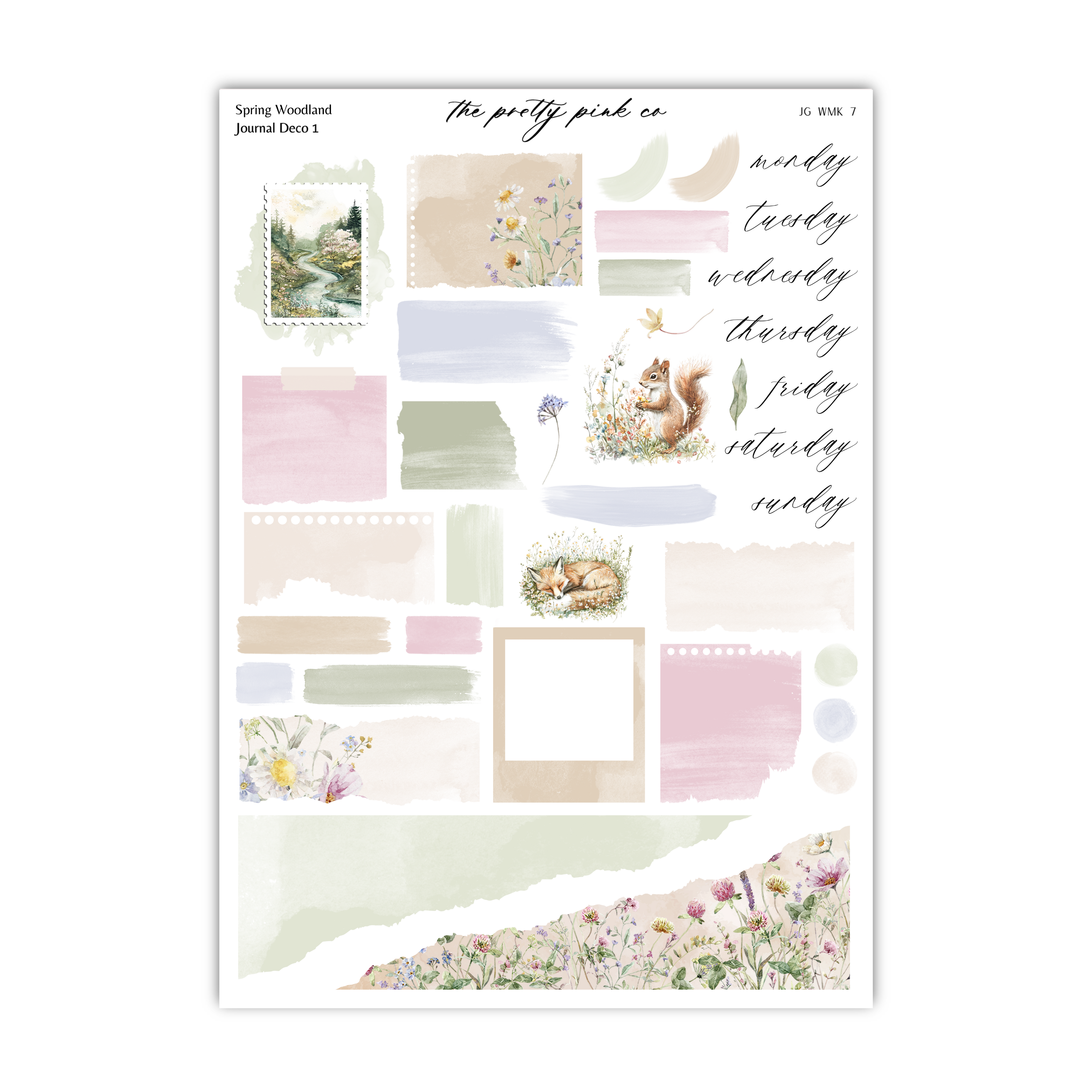 Spring Woodland | Journaling Kit