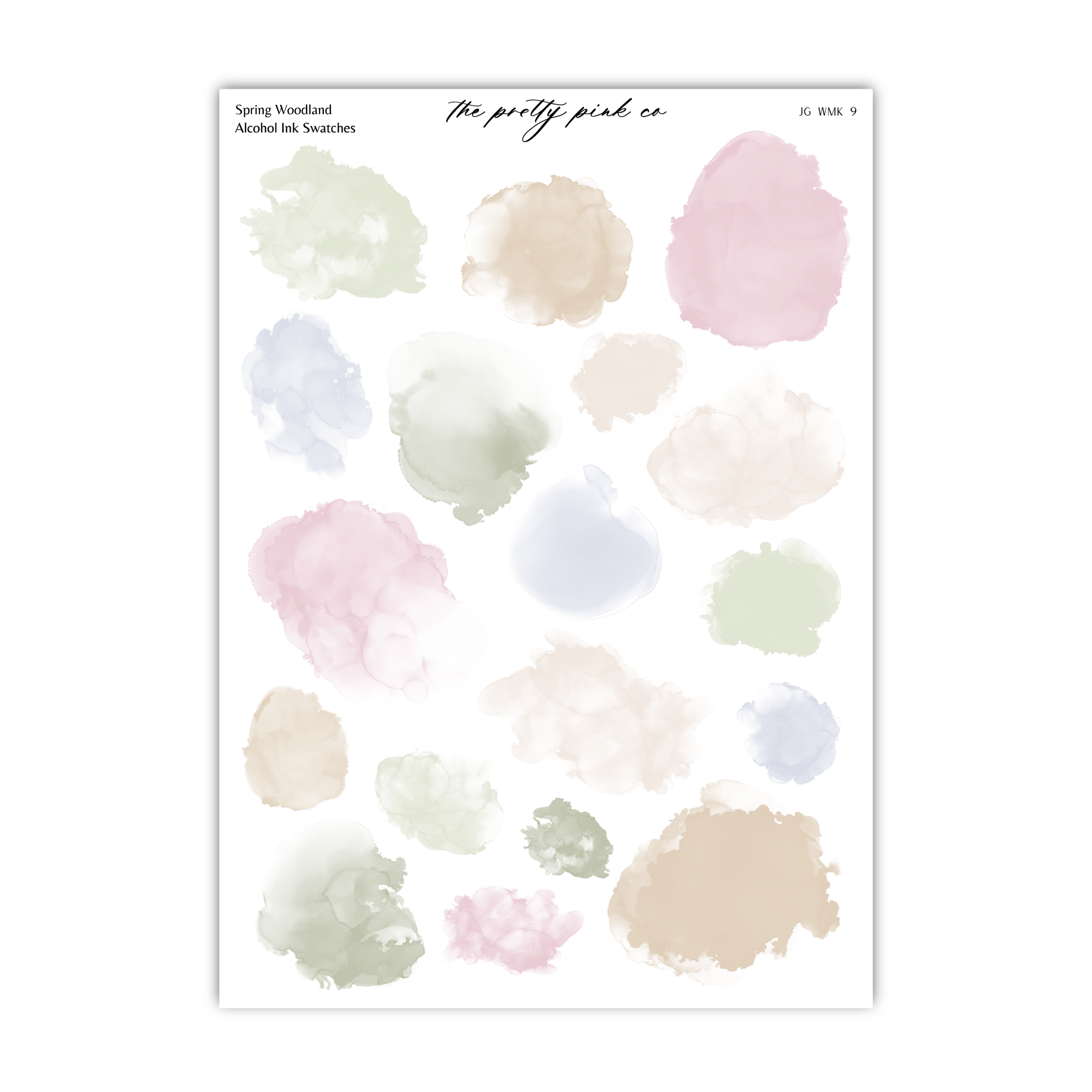 Spring Woodland | Ink Swatches