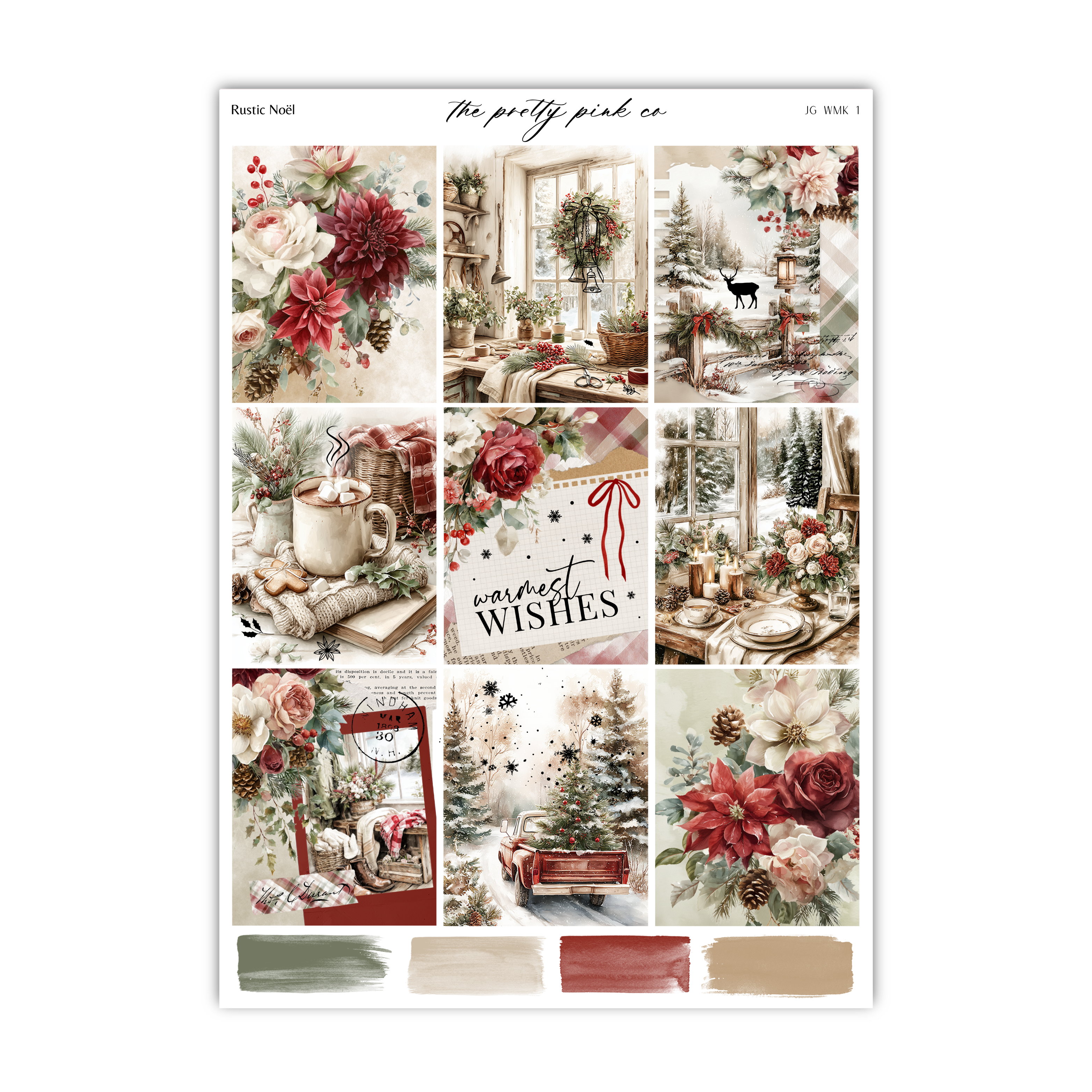 Rustic Noël | Foiled Weekly Kit