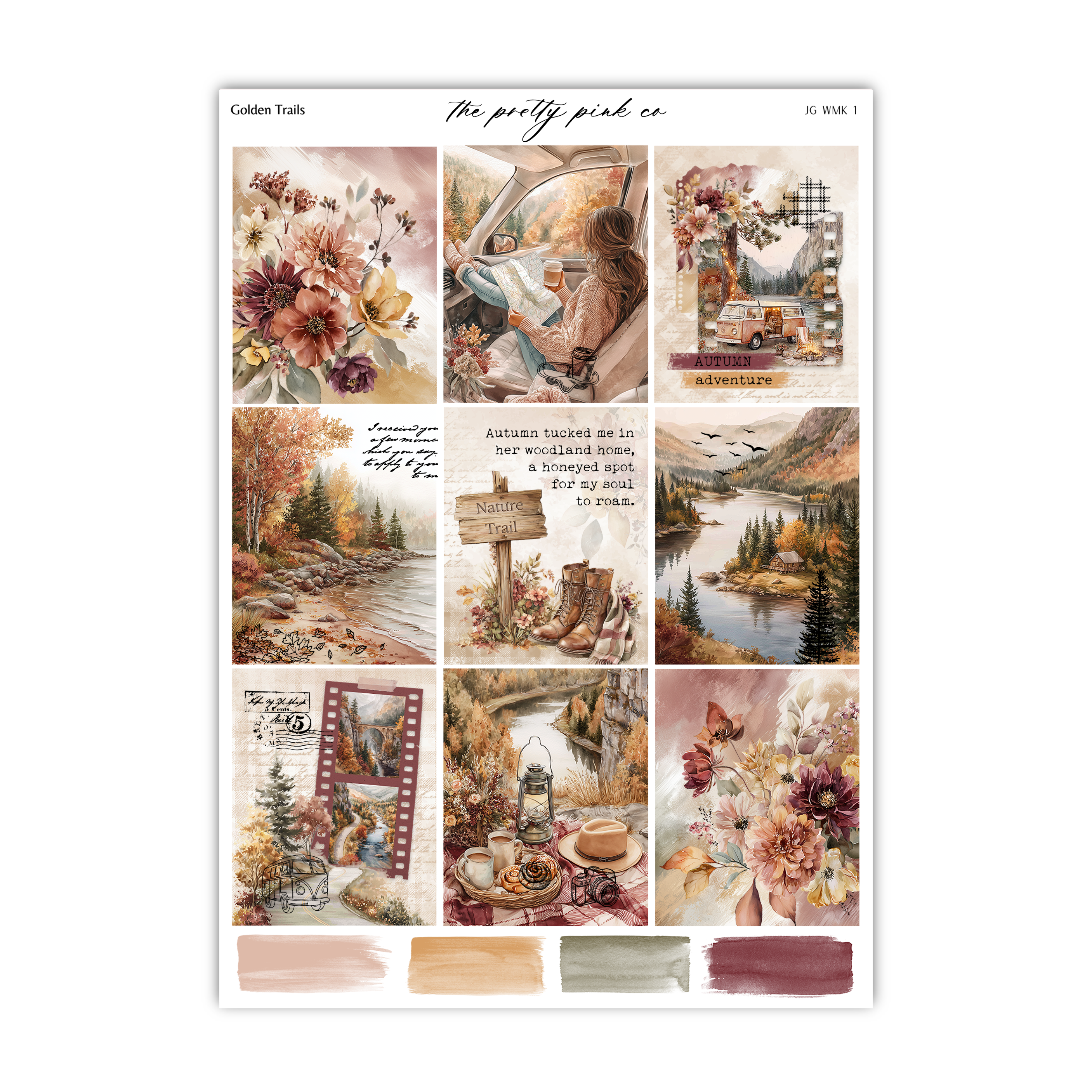Golden Trails | Foiled Weekly Kit