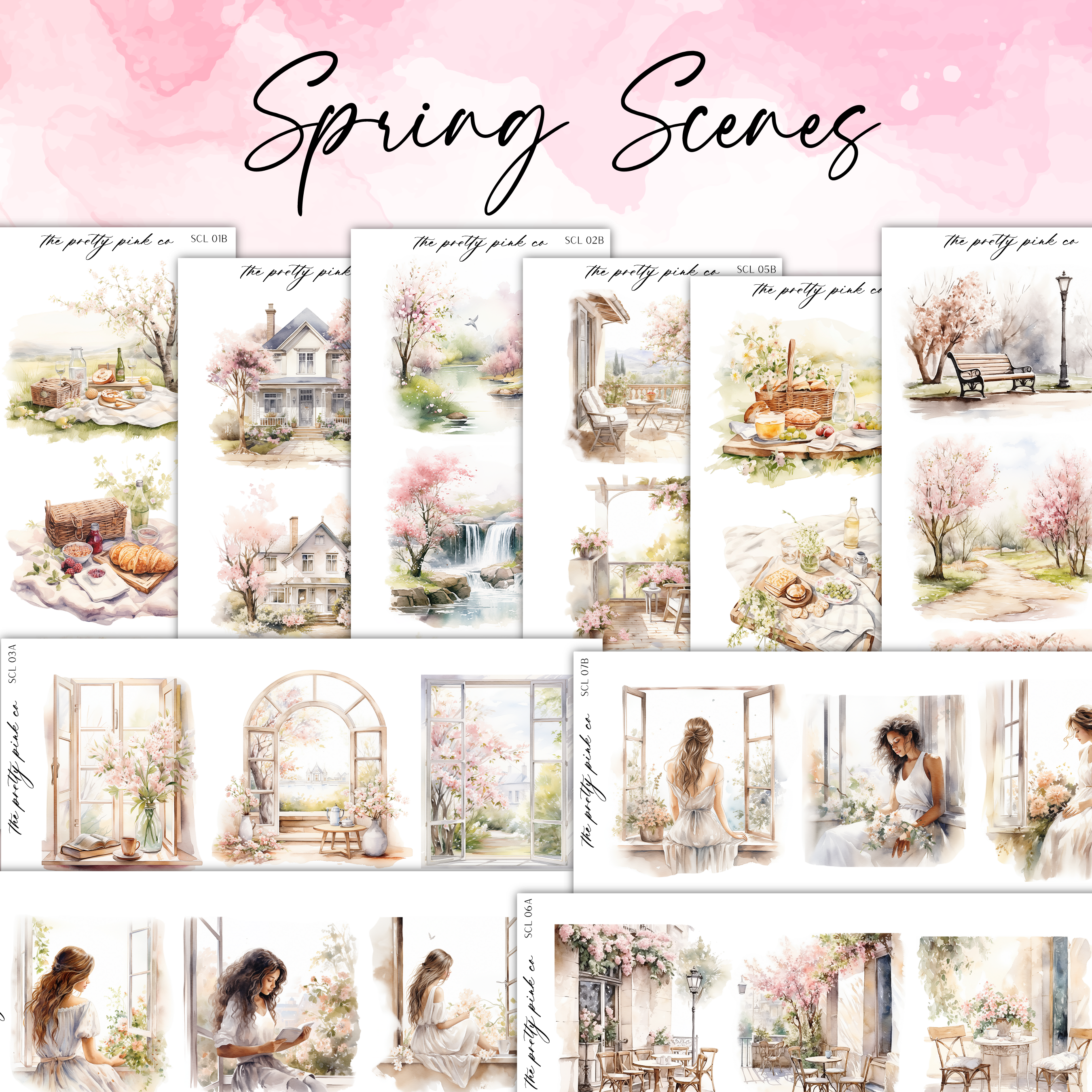 Spring Scenes | Bundle
