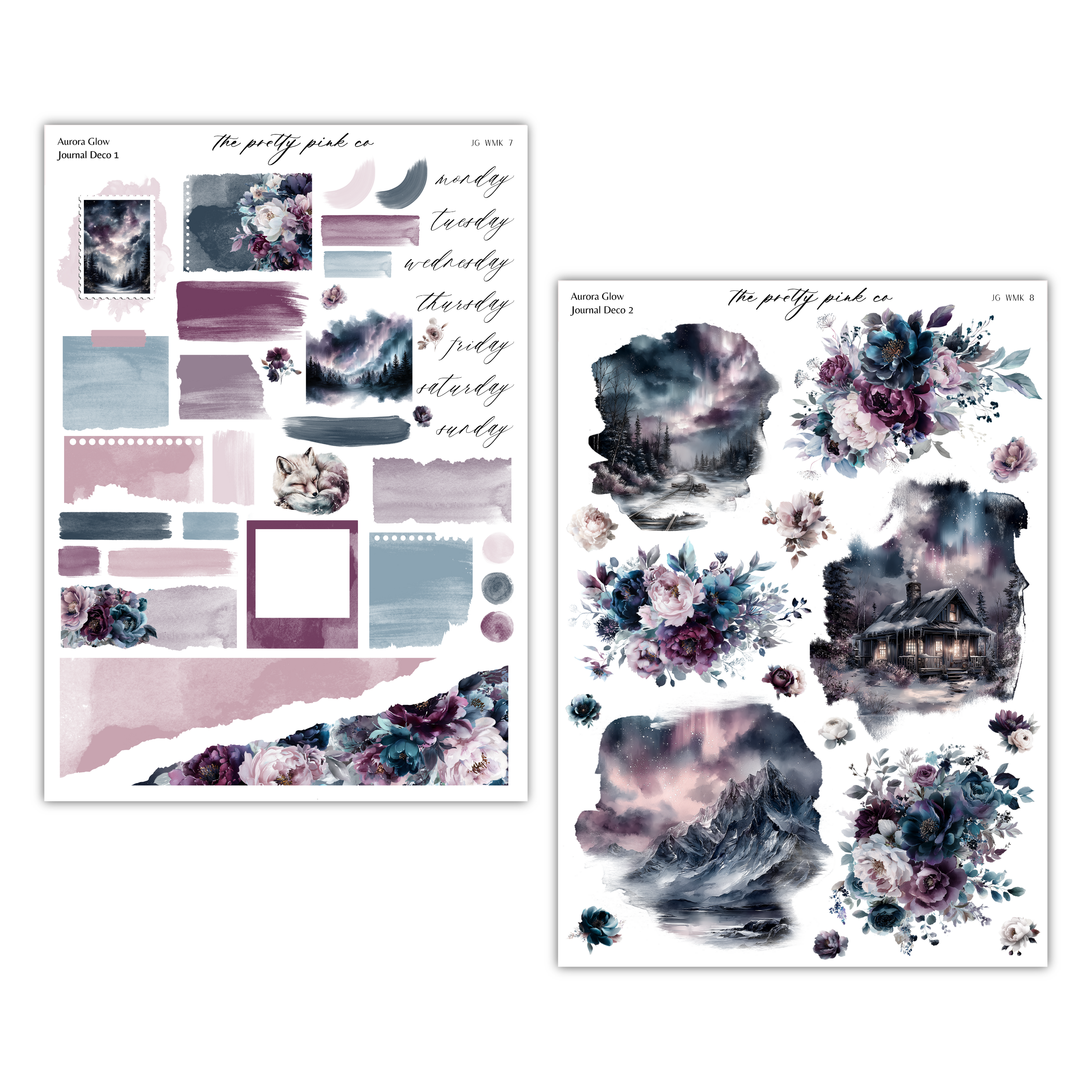 a collage of various watercolor-style images, including landscapes, floral scenes, and abstract shapes. The images are arranged in a visually appealing manner, showcasing a range of colors and artistic styles.